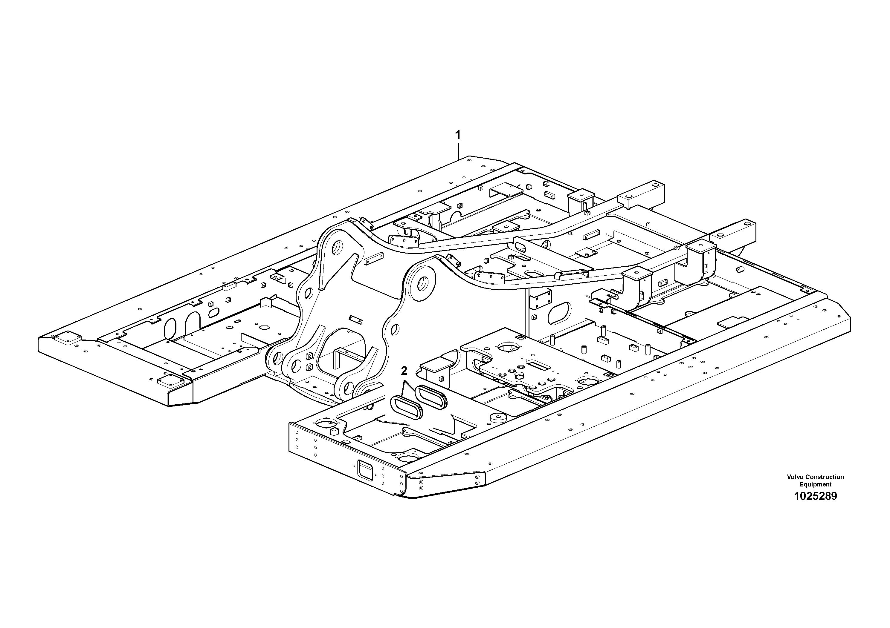 Схема запчастей Volvo FC2421C - 40132 Upper frame 