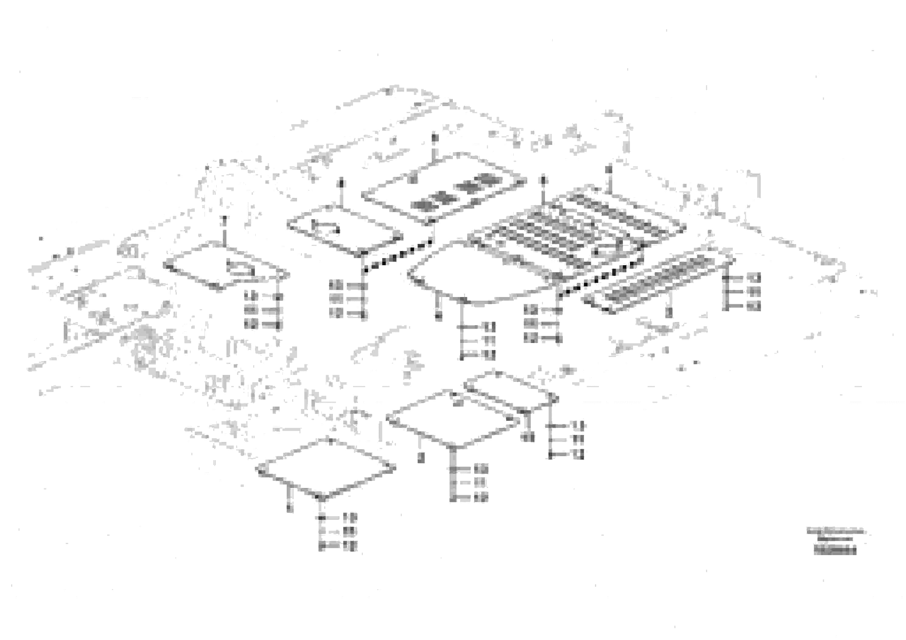 Схема запчастей Volvo FC2924C - 76470 Hatches under engine, hydr.pumps, cooler, m.valve and fuel tank 