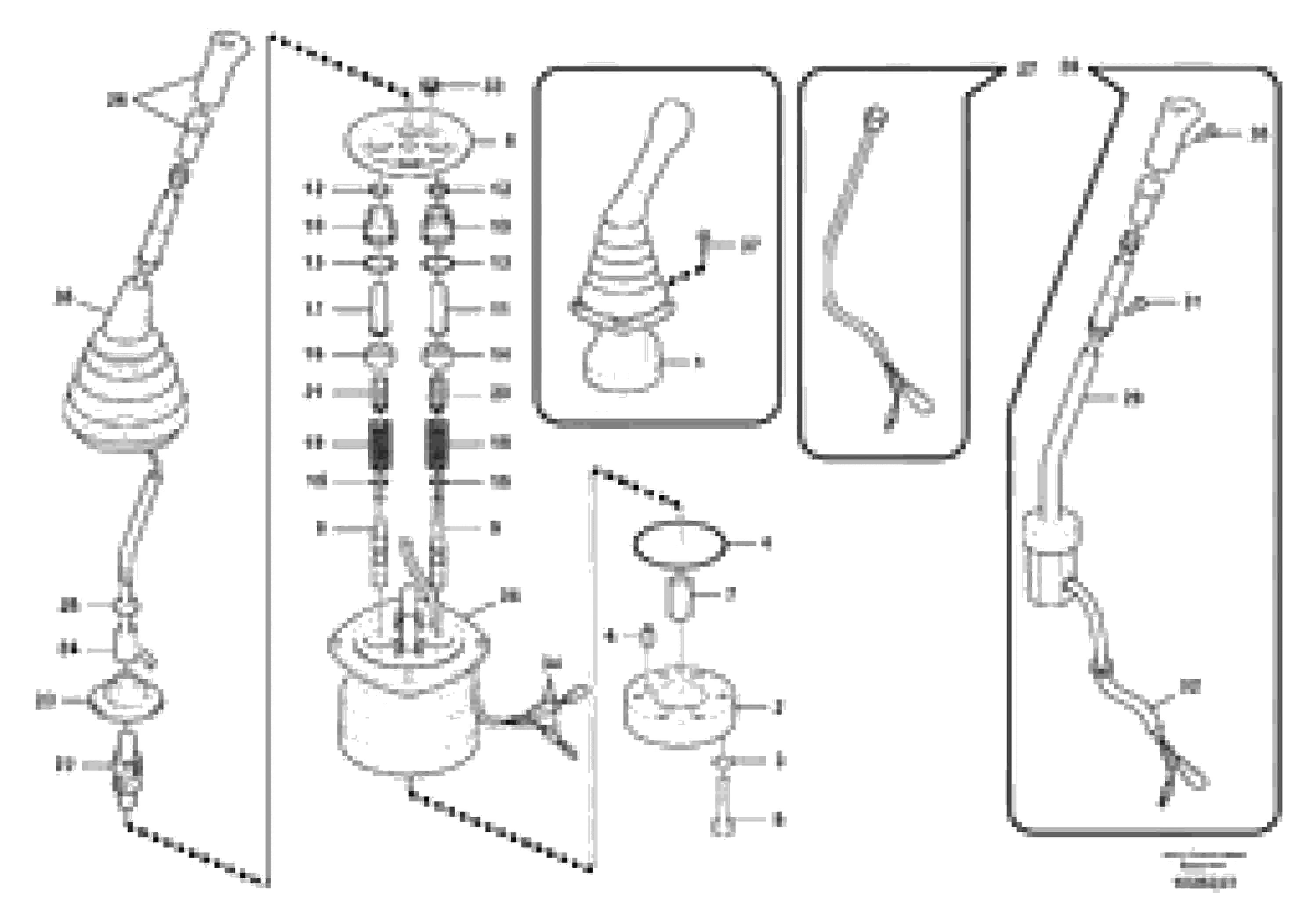 Схема запчастей Volvo FC2924C - 92659 Servo system, remote control valve 