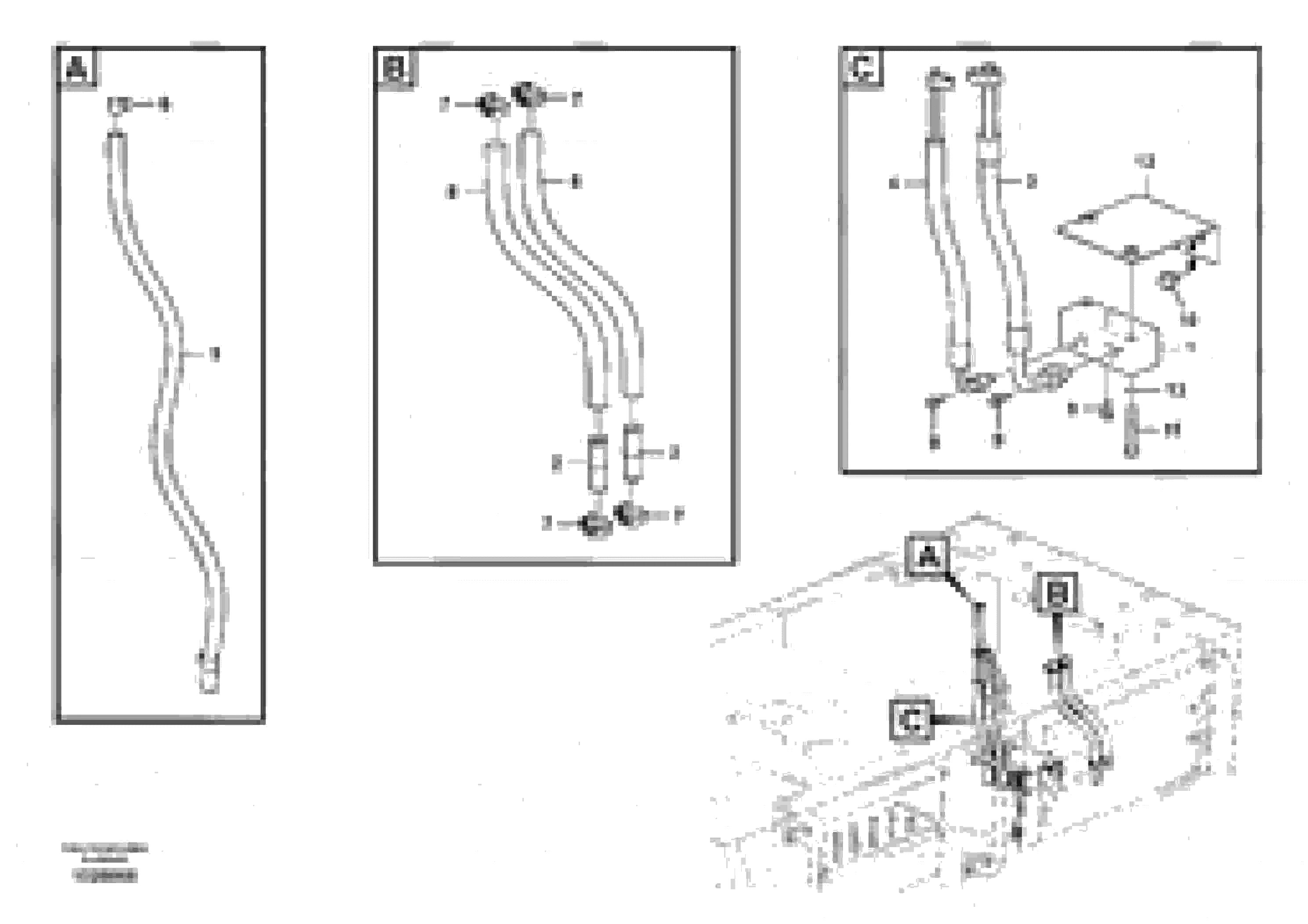 Схема запчастей Volvo FC3329C - 76643 Air conditioning unit, cooling and heater 