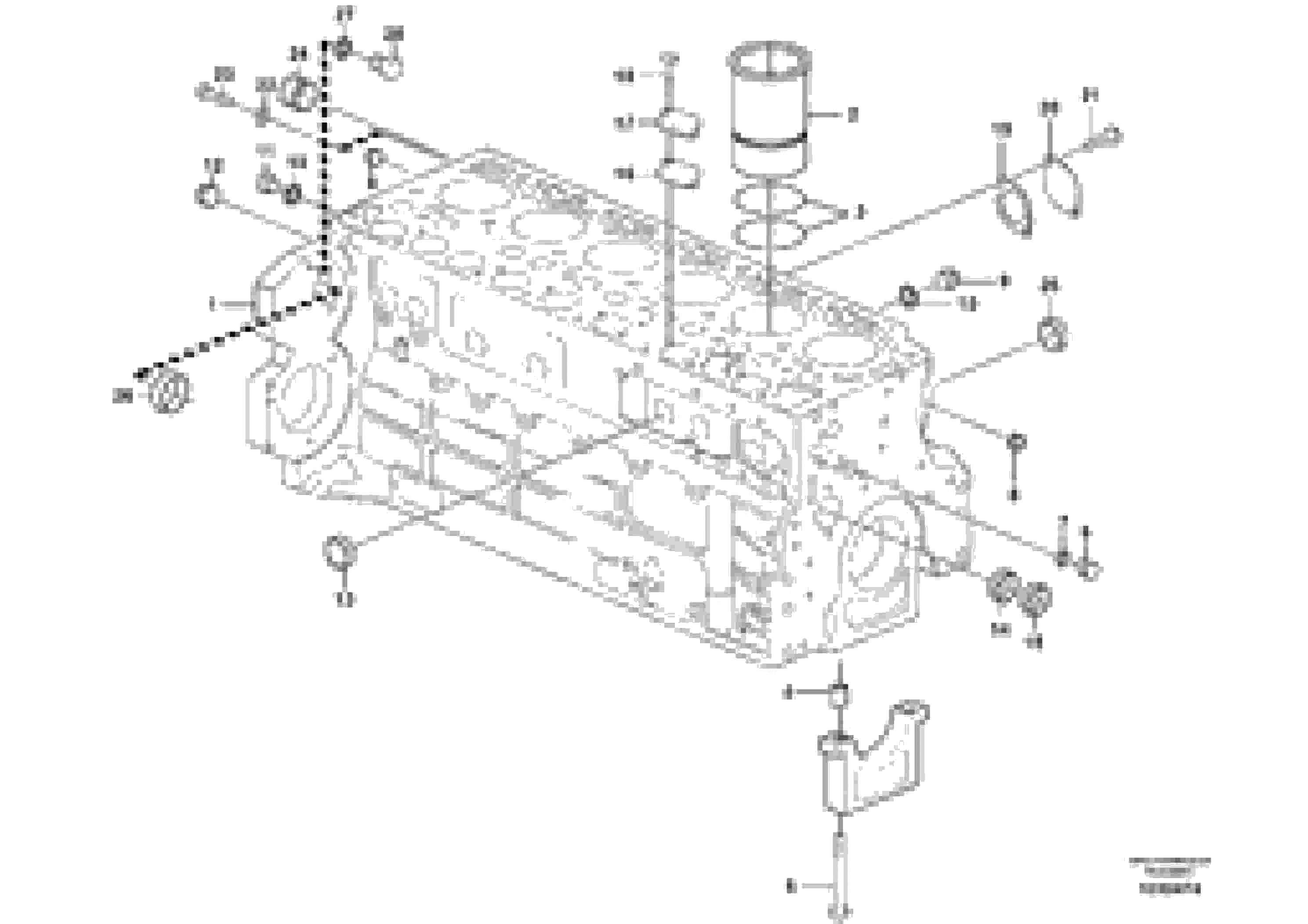 Схема запчастей Volvo FC3329C - 62297 Блок цилиндров 