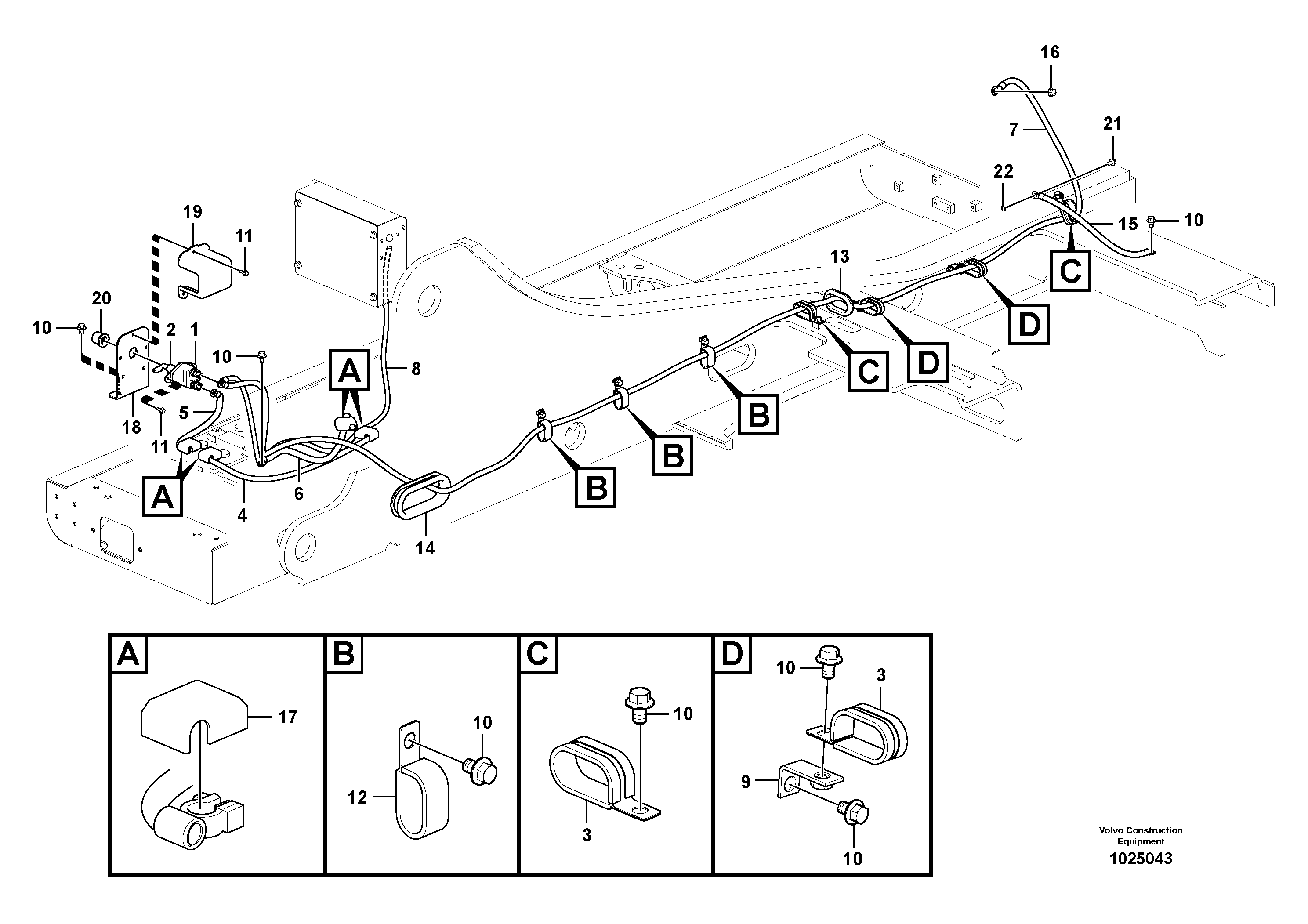 Схема запчастей Volvo FC2121C - 67265 Cables, battery 