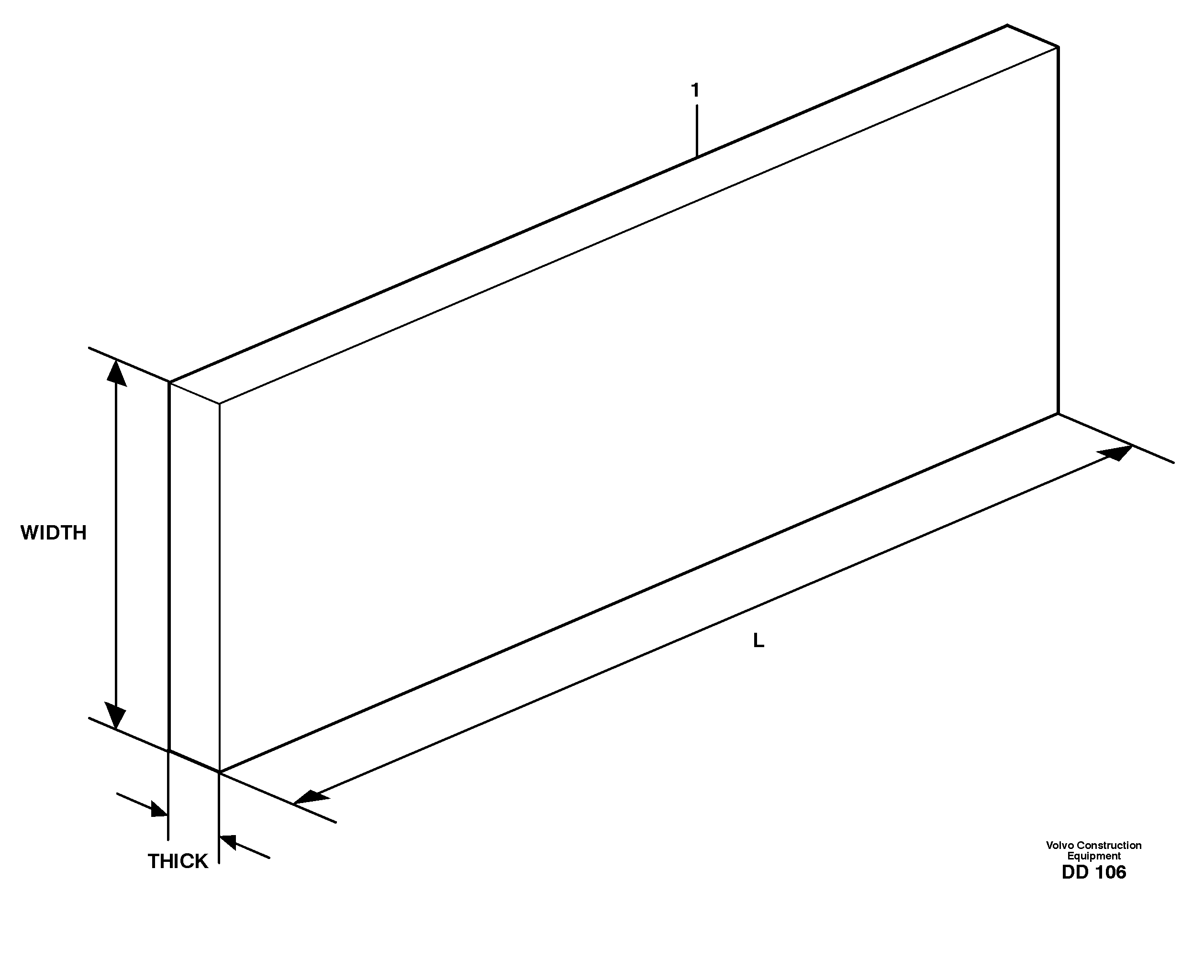 Схема запчастей Volvo EW140 - 34344 Wear resistant steel sheets, 500 Brinell ATTACHMENTS ATTACHMENTS BUCKETS