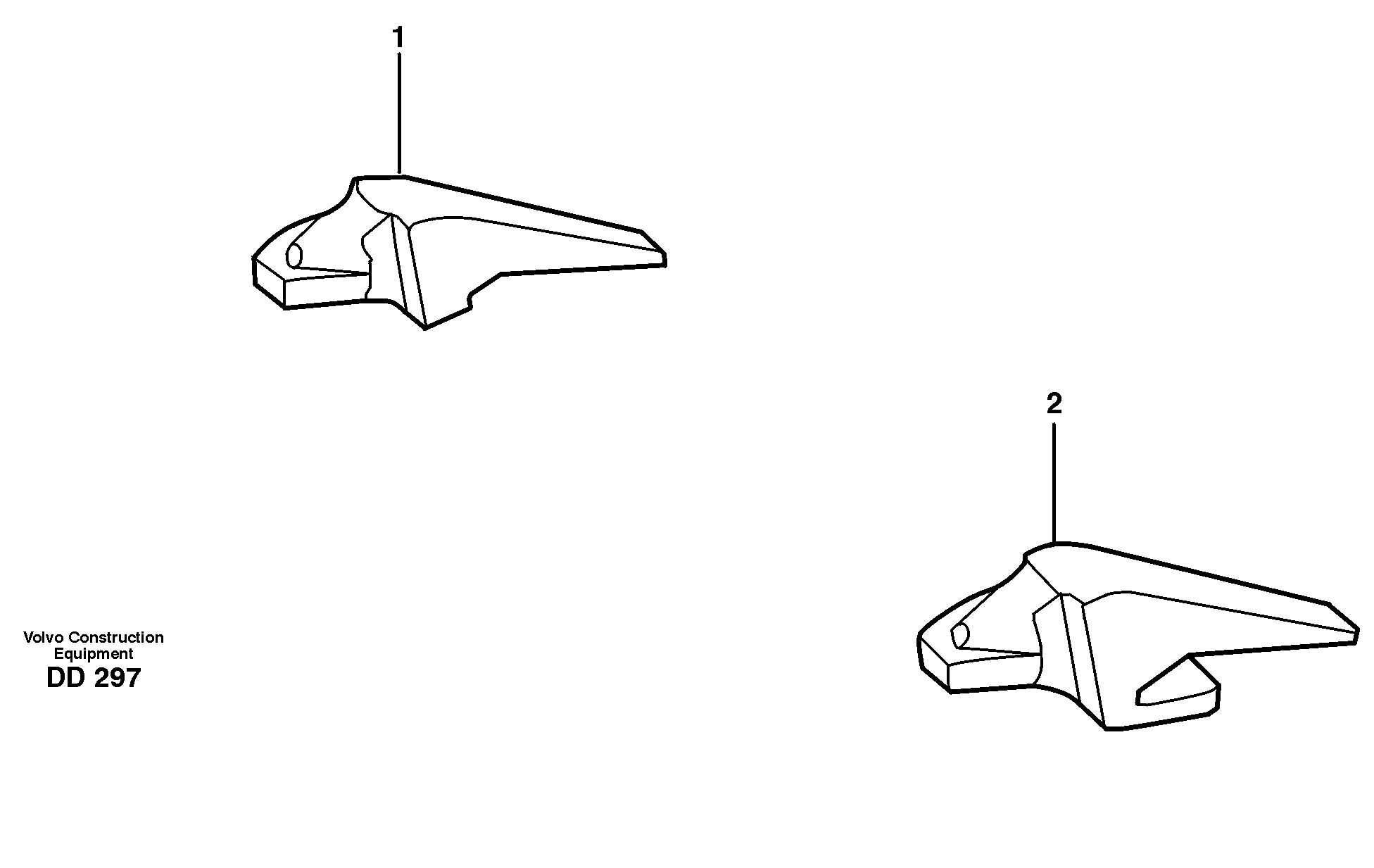Схема запчастей Volvo EW160 - 36575 Adapter kit ATTACHMENTS ATTACHMENTS BUCKETS