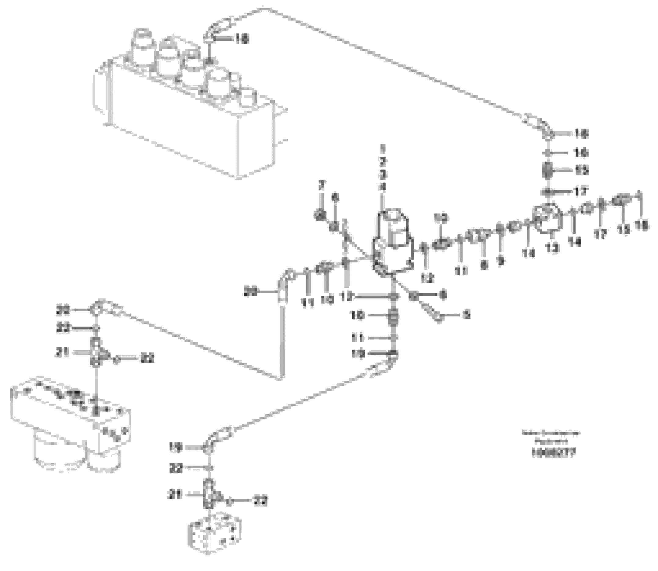 Схема запчастей Volvo EW160 - 60113 Hammer control, operating valve EW160 SER NO 1001-1912