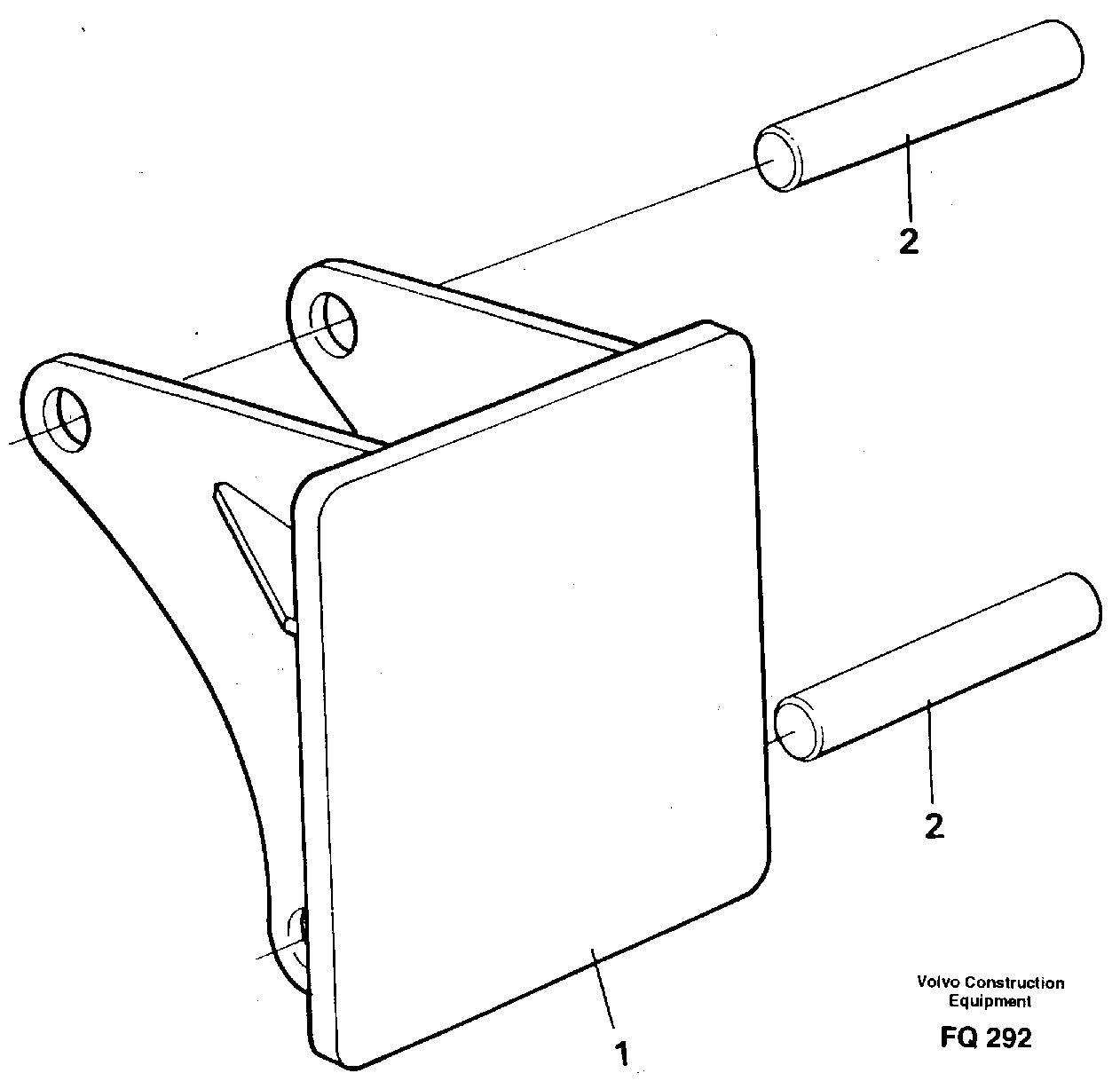 Схема запчастей Volvo EC130 - 12760 Hammer plate EC130 ?KERMAN ?KERMAN EC130 SER NO - 103