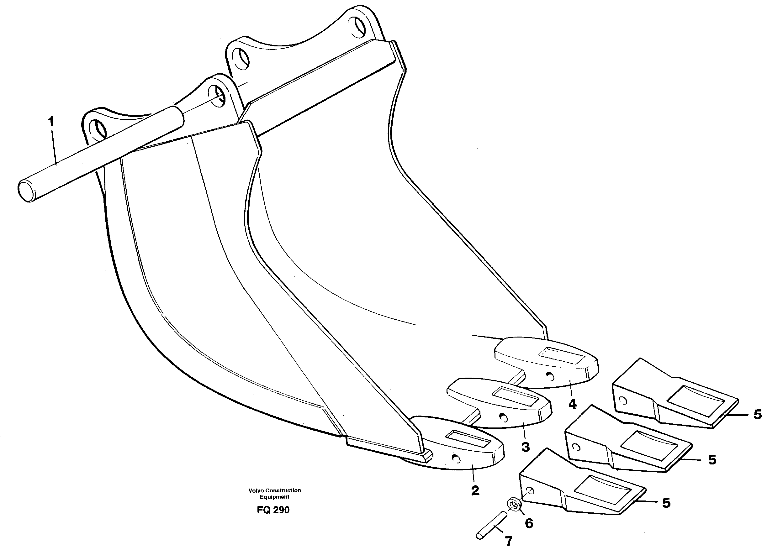 Схема запчастей Volvo EC130 - 12763 Cable bucket EC130 ?KERMAN ?KERMAN EC130 SER NO - 103