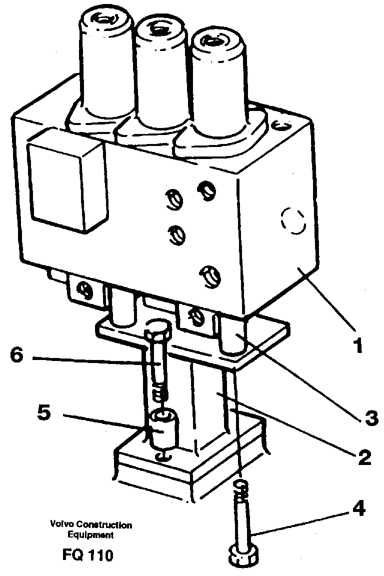 Схема запчастей Volvo EC130 - 18340 Slew valve assembly EC130 ?KERMAN ?KERMAN EC130 SER NO - 103