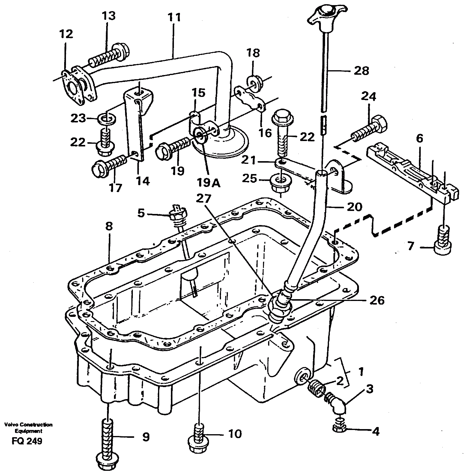 Схема запчастей Volvo EC130 - 83391 Oil sump EC130 ?KERMAN ?KERMAN EC130 SER NO - 103