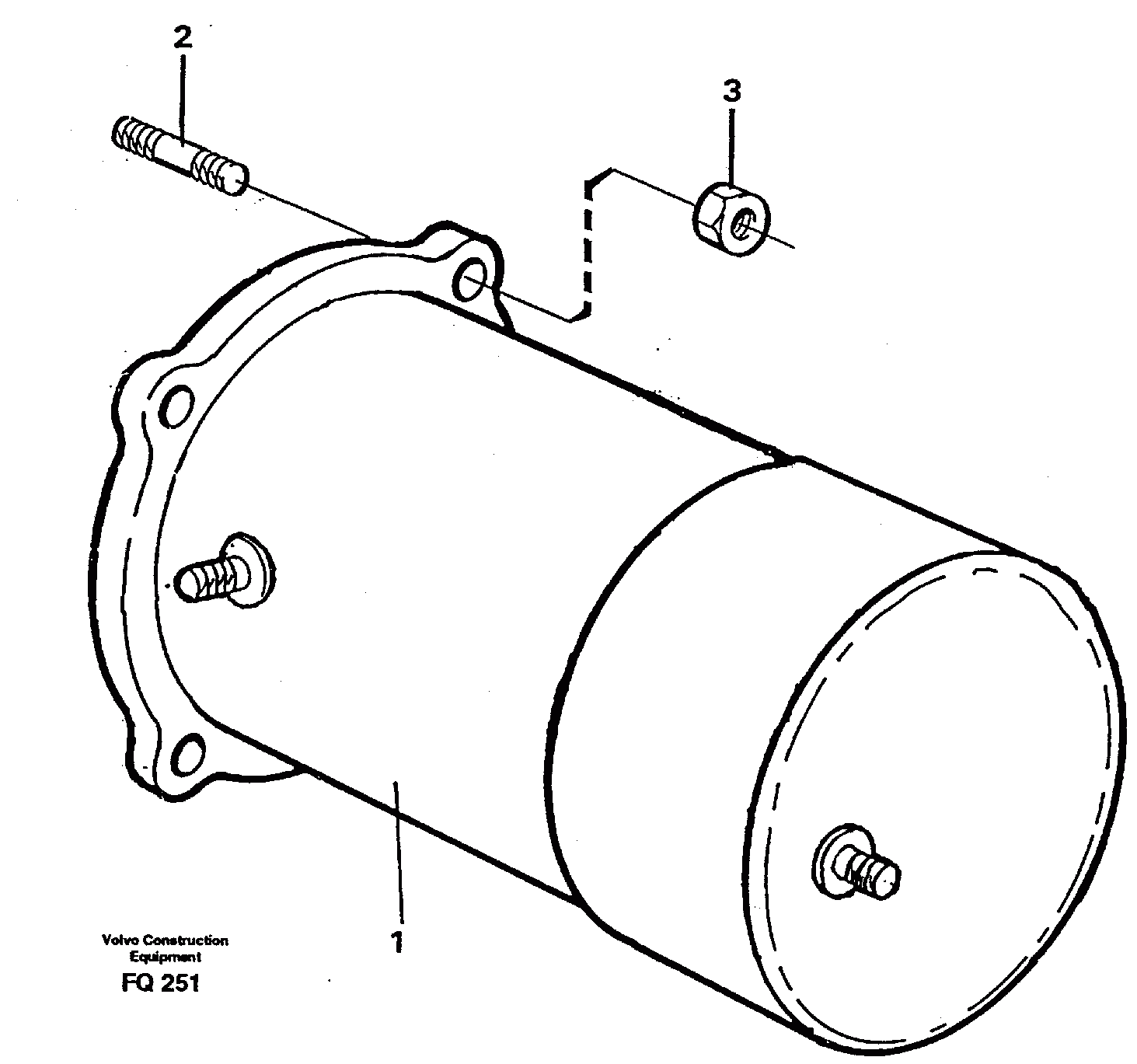 Схема запчастей Volvo EC130 - 15637 Starter motor, mounting EC130 ?KERMAN ?KERMAN EC130 SER NO - 103