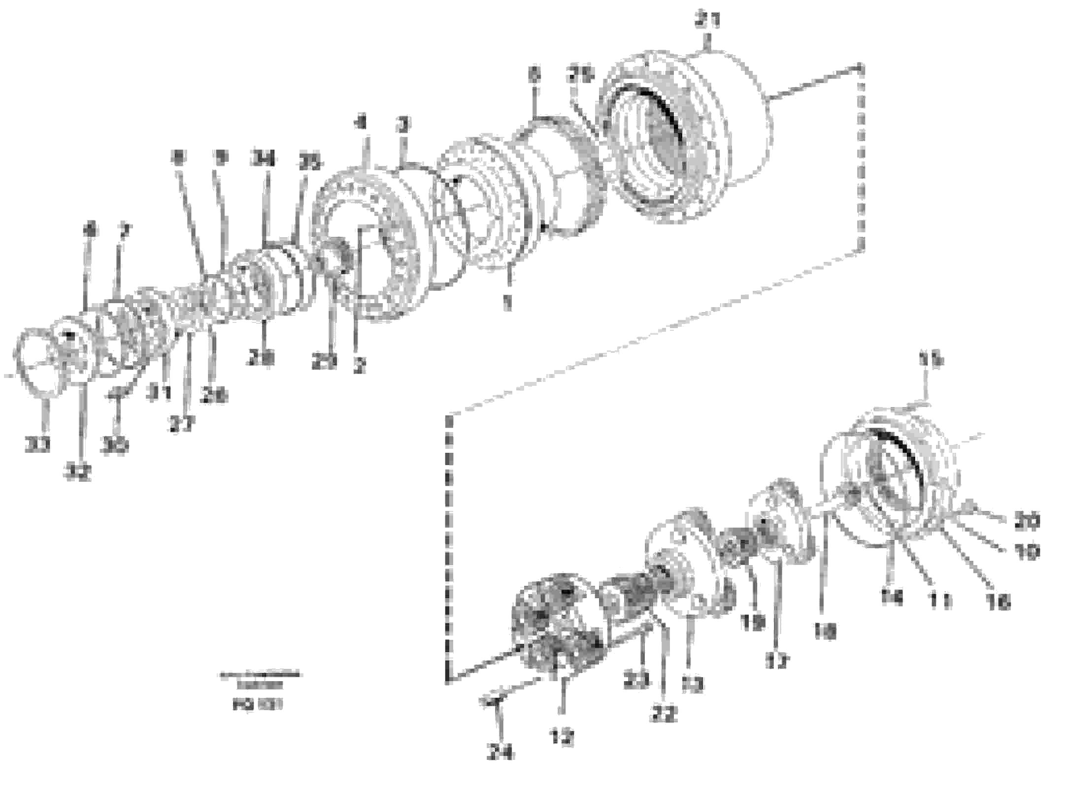 Схема запчастей Volvo EC130 - 8803 Planetary drive EC130 ?KERMAN ?KERMAN EC130 SER NO - 103