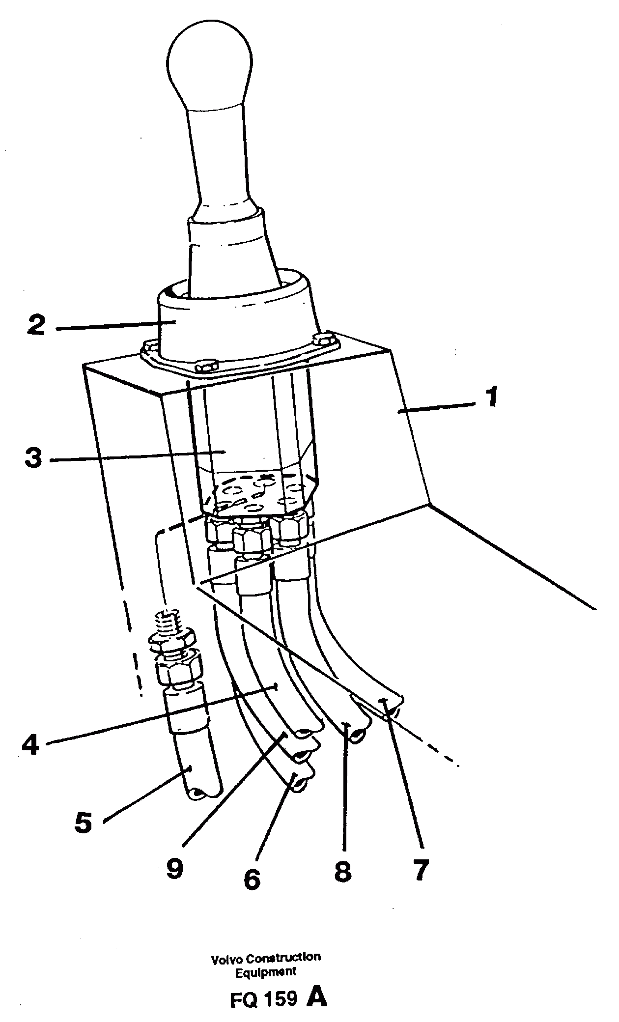 Схема запчастей Volvo EC130 - 42618 Joy stick, Lh incl. hoses and fittings EC130 ?KERMAN ?KERMAN EC130 SER NO - 103