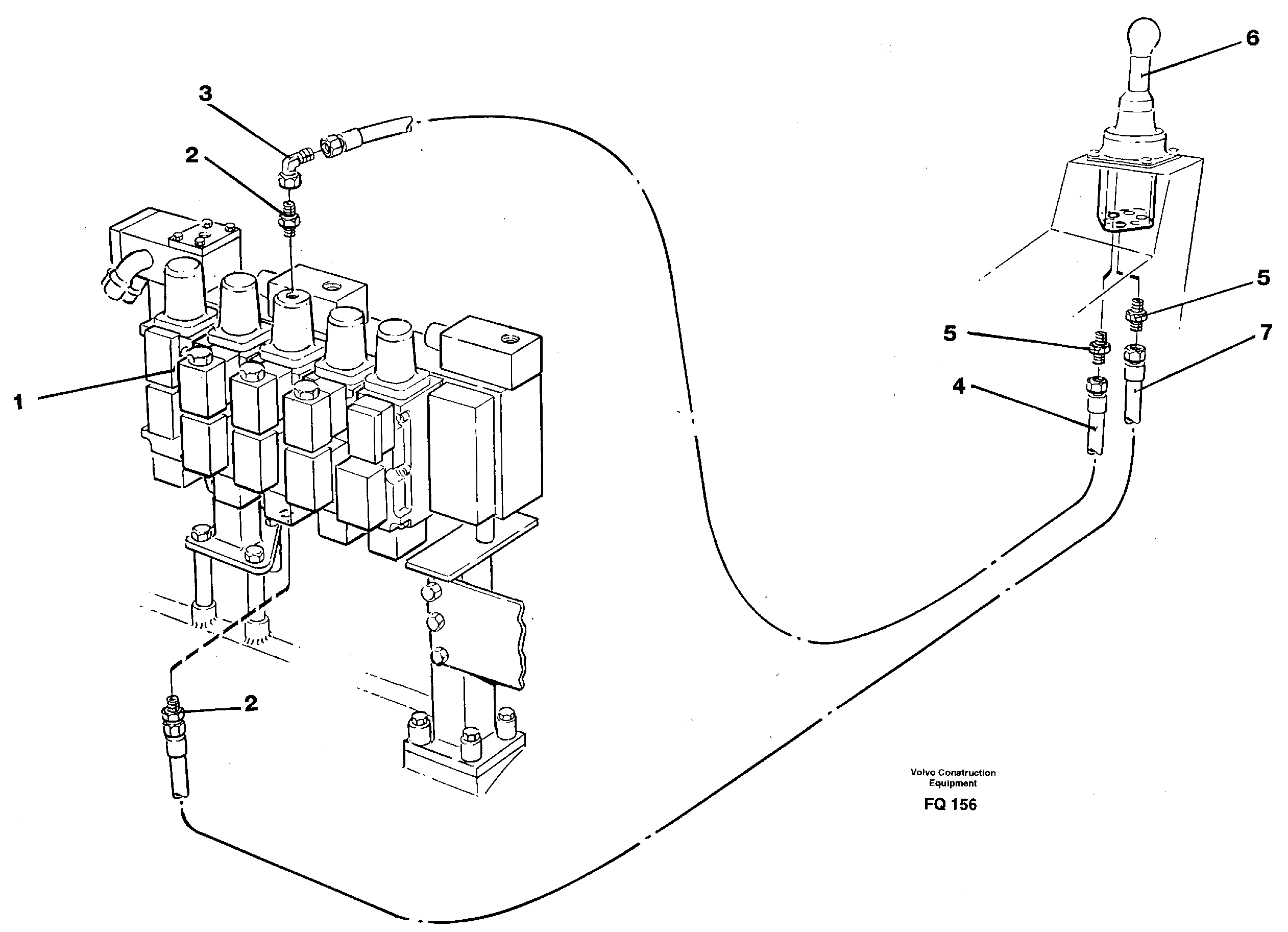 Схема запчастей Volvo EC130 - 43237 Servo hydraulics, bucket EC130 ?KERMAN ?KERMAN EC130 SER NO - 103