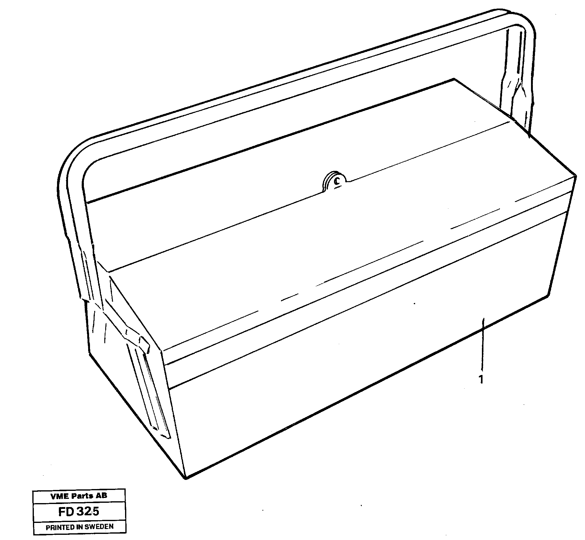 Схема запчастей Volvo EW150 - 16523 Toolbox EW150 ?KERMAN ?KERMAN EW150 SER NO - 318