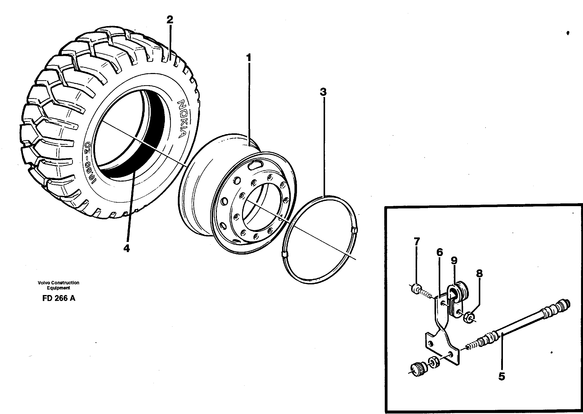 Схема запчастей Volvo EW150 - 32741 Wheel equipment EW150 ?KERMAN ?KERMAN EW150 SER NO - 318