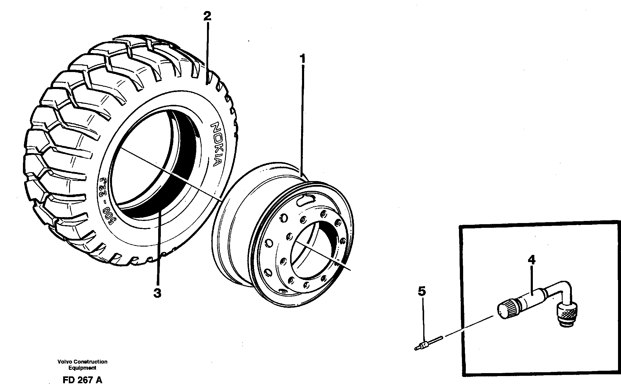 Схема запчастей Volvo EW150 - 33647 Wheels, wide - base EW150 ?KERMAN ?KERMAN EW150 SER NO - 318