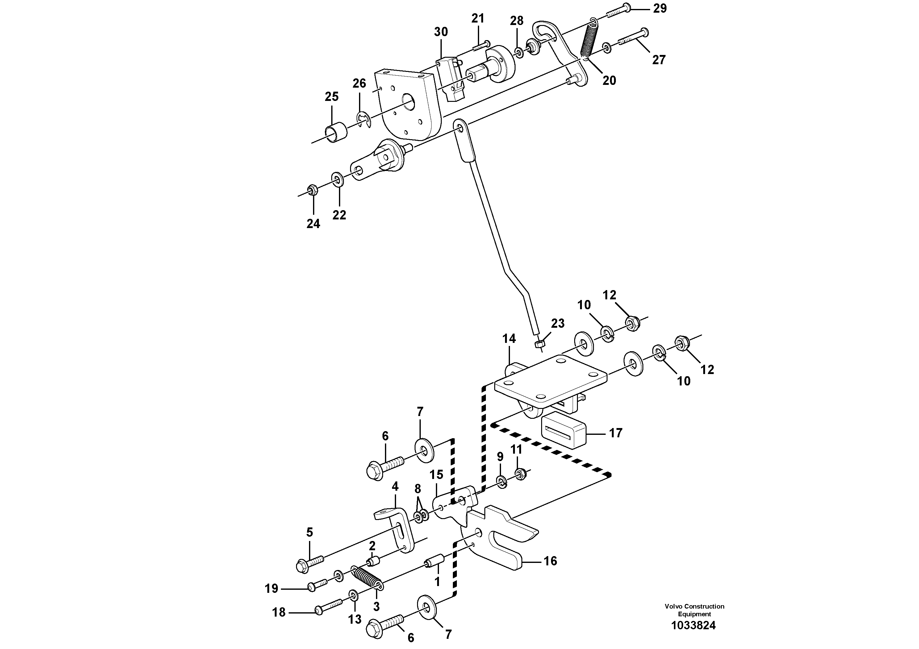 Схема запчастей Volvo EW230C - 78877 Instrument panel, control panel EW230C