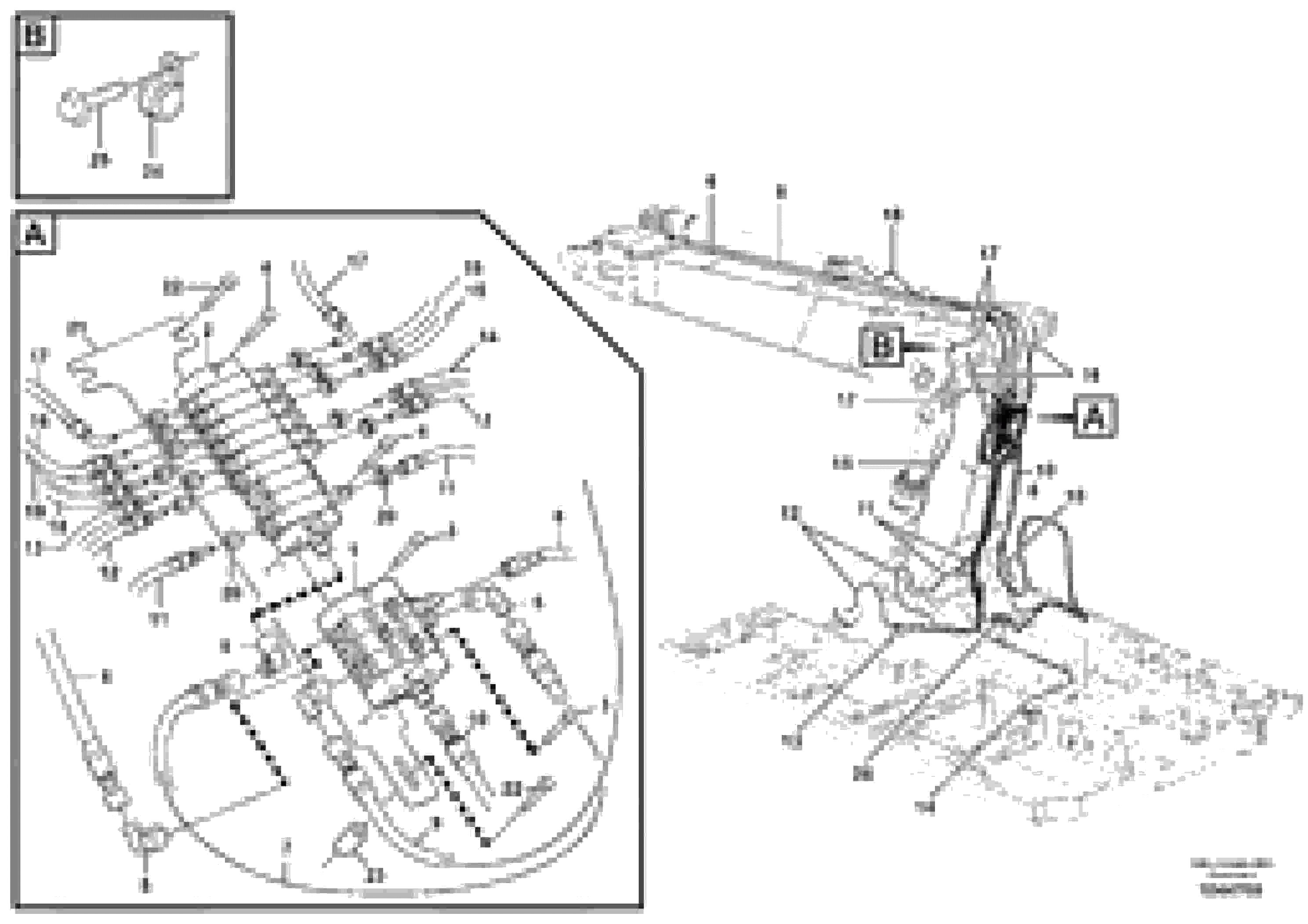 Схема запчастей Volvo EW230C - 46330 Distributor set, boom EW230C