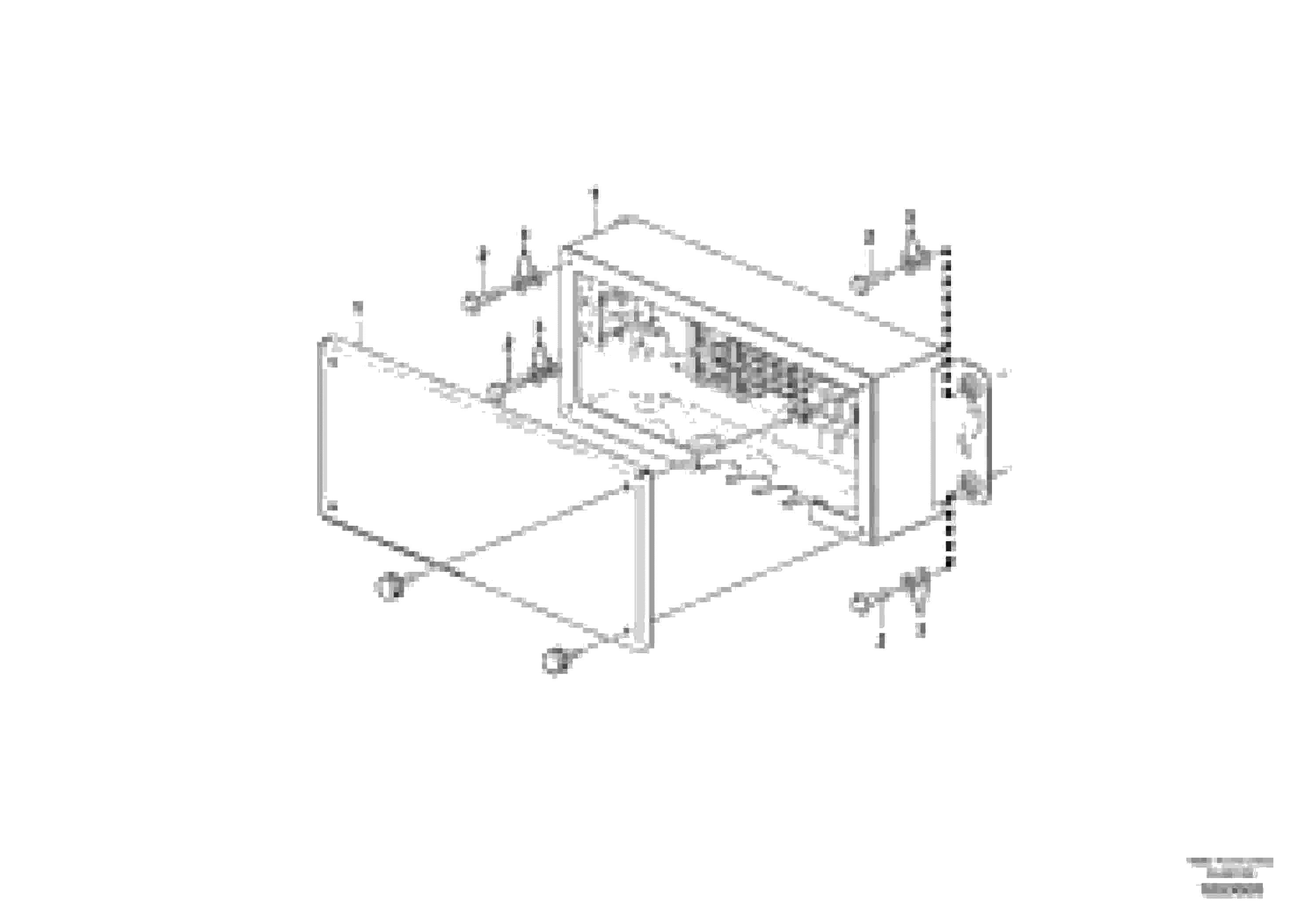 Схема запчастей Volvo EW230C - 45890 Electrical distribution box EW230C