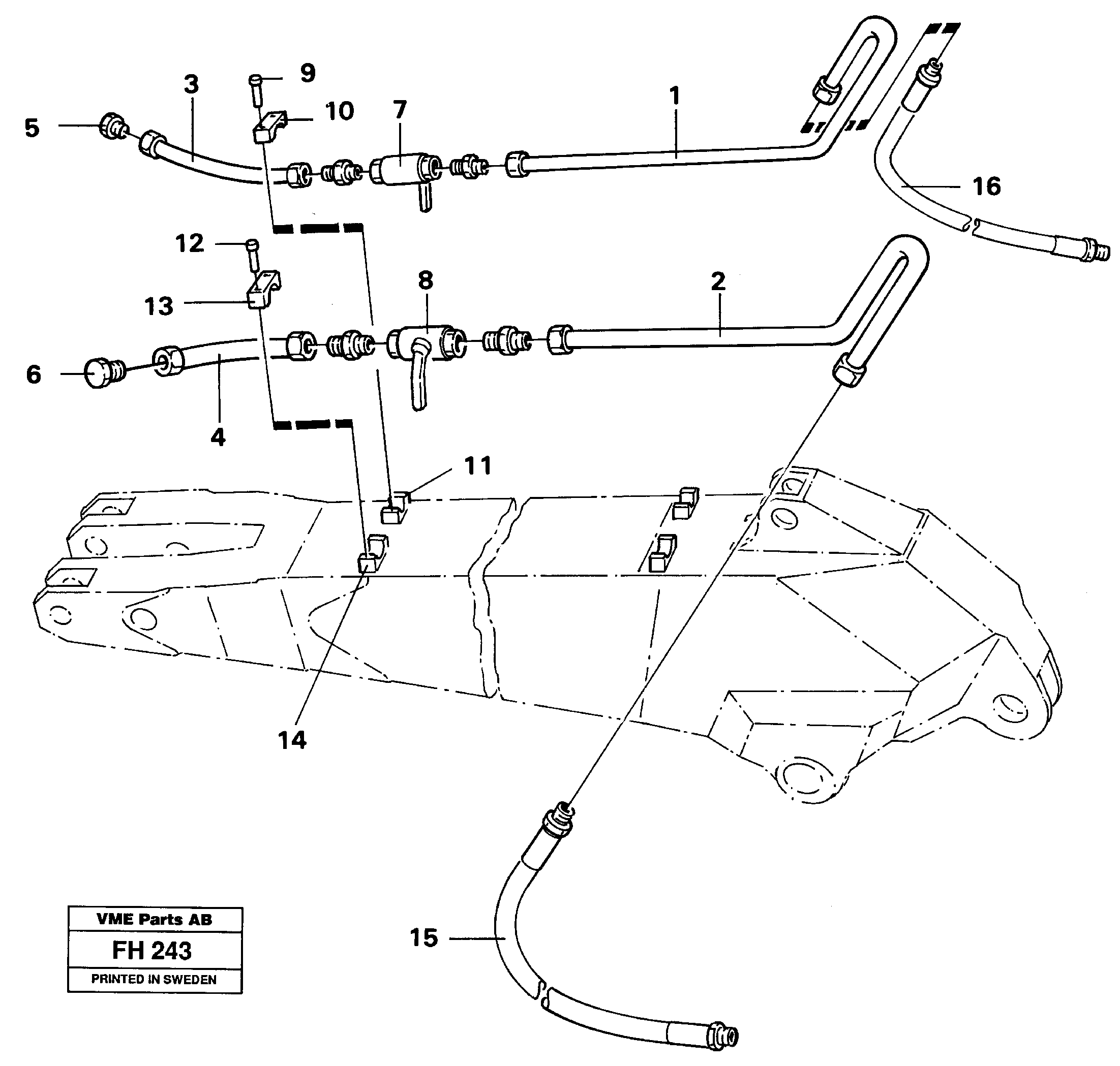 Схема запчастей Volvo EC300 - 30648 Hammer/shears equipment, dipper 2.5m & 3.2m, shut-off cocks EC300 ?KERMAN ?KERMAN EC300