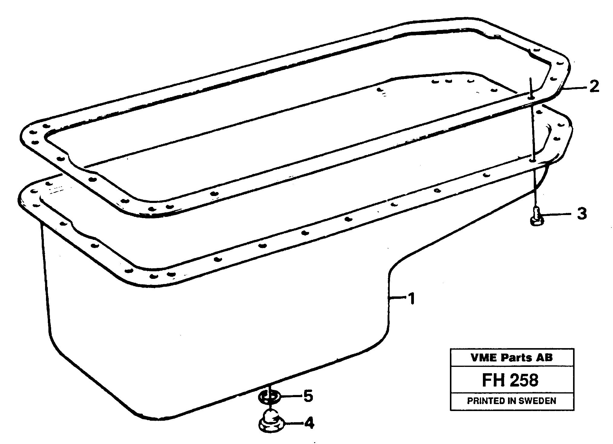 Схема запчастей Volvo EC300 - 34507 Oil sump EC300 ?KERMAN ?KERMAN EC300