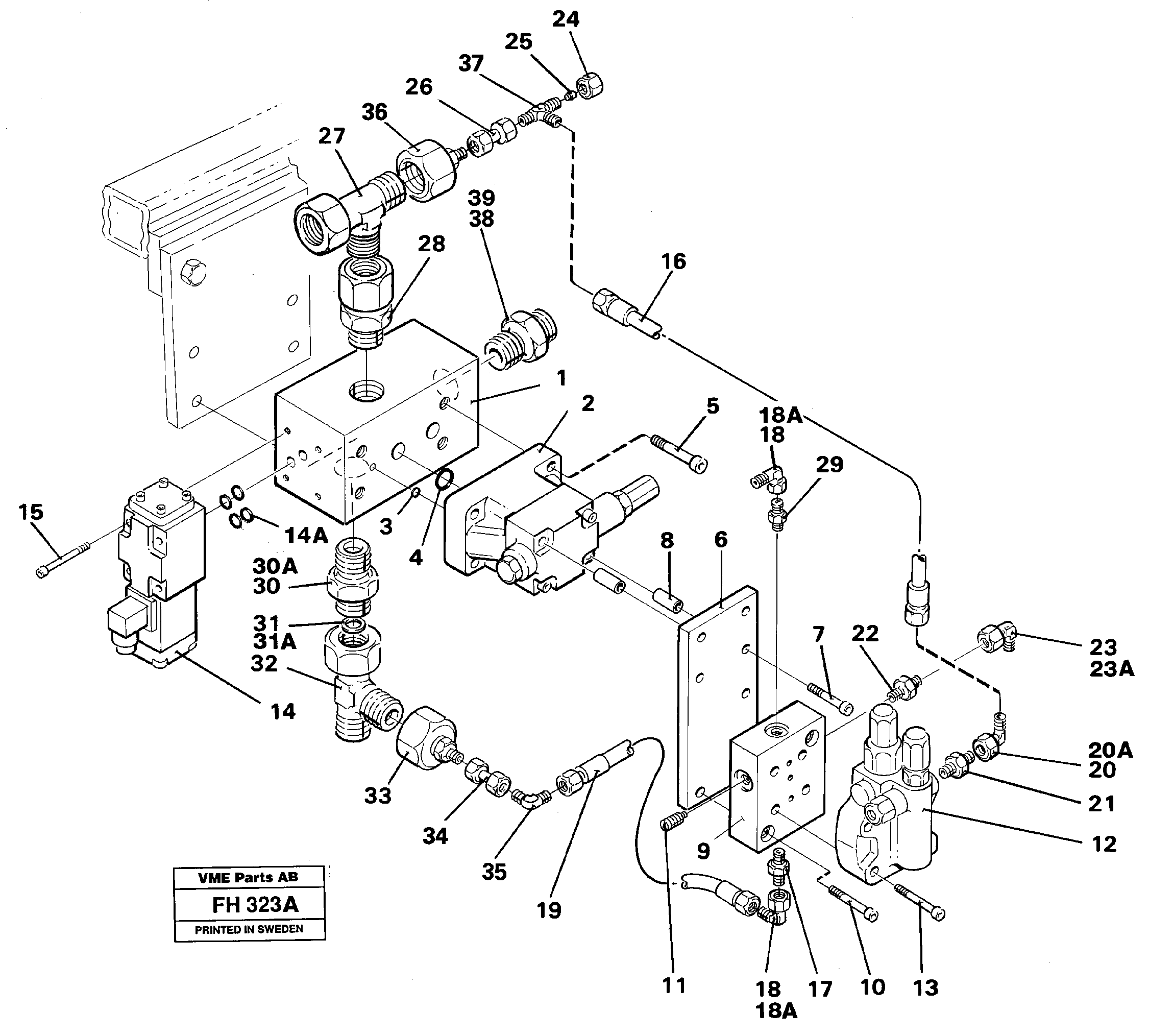 Схема запчастей Volvo EC300 - 40857 Valve,crawlerbrake EC300 ?KERMAN ?KERMAN EC300