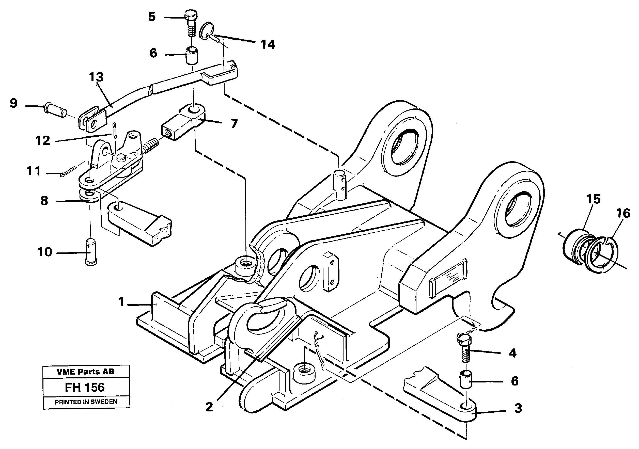 Схема запчастей Volvo EC300 - 35906 Quickfit, mechanical EC300 ?KERMAN ?KERMAN EC300