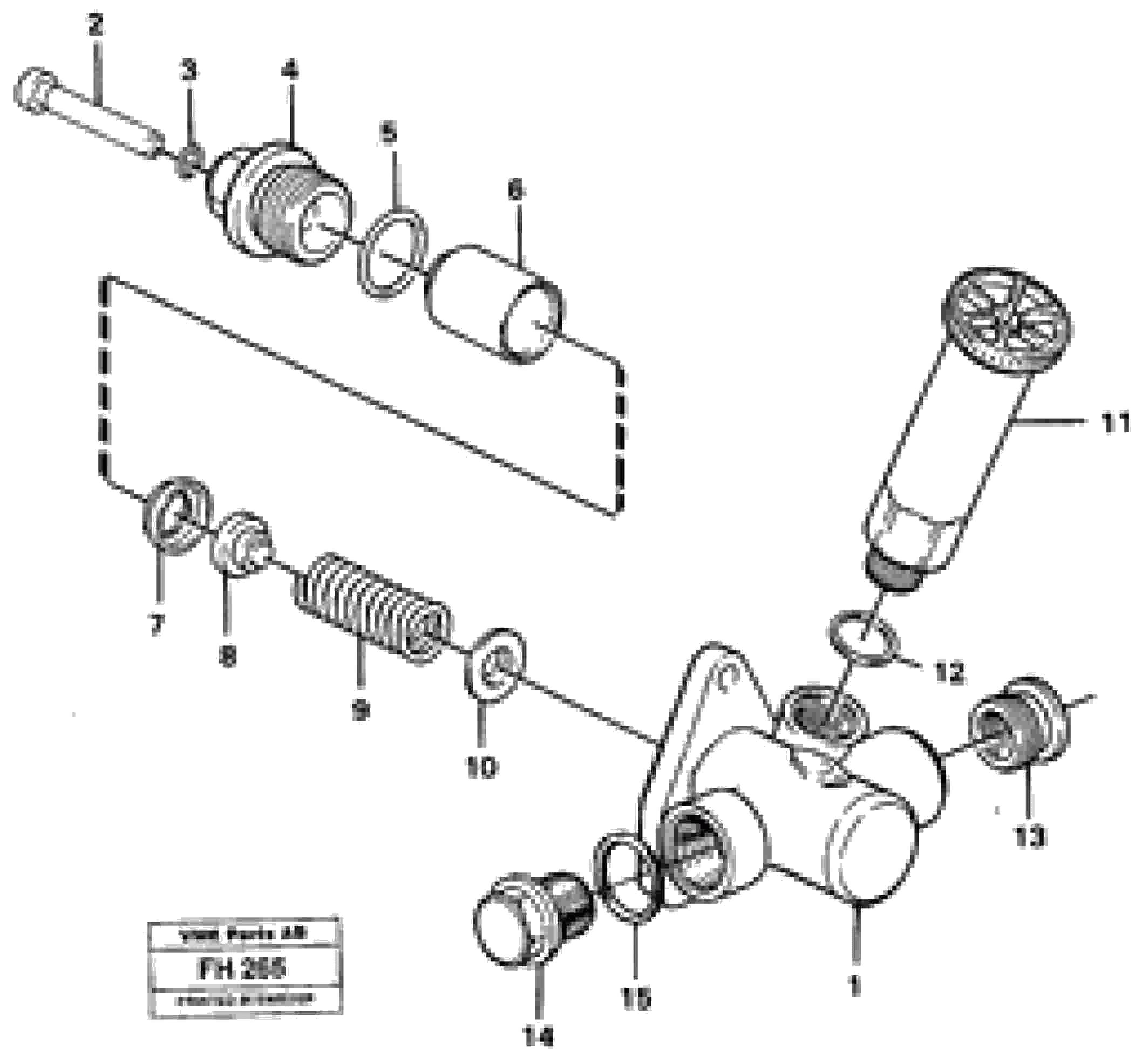 Схема запчастей Volvo EC300 - 96692 Feed pump EC300 ?KERMAN ?KERMAN EC300