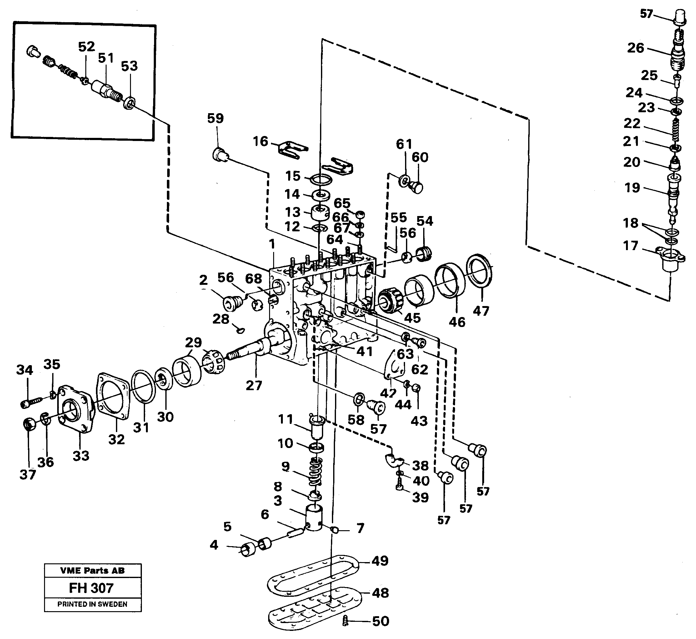 Схема запчастей Volvo EC300 - 88683 Насос EC300 ?KERMAN ?KERMAN EC300