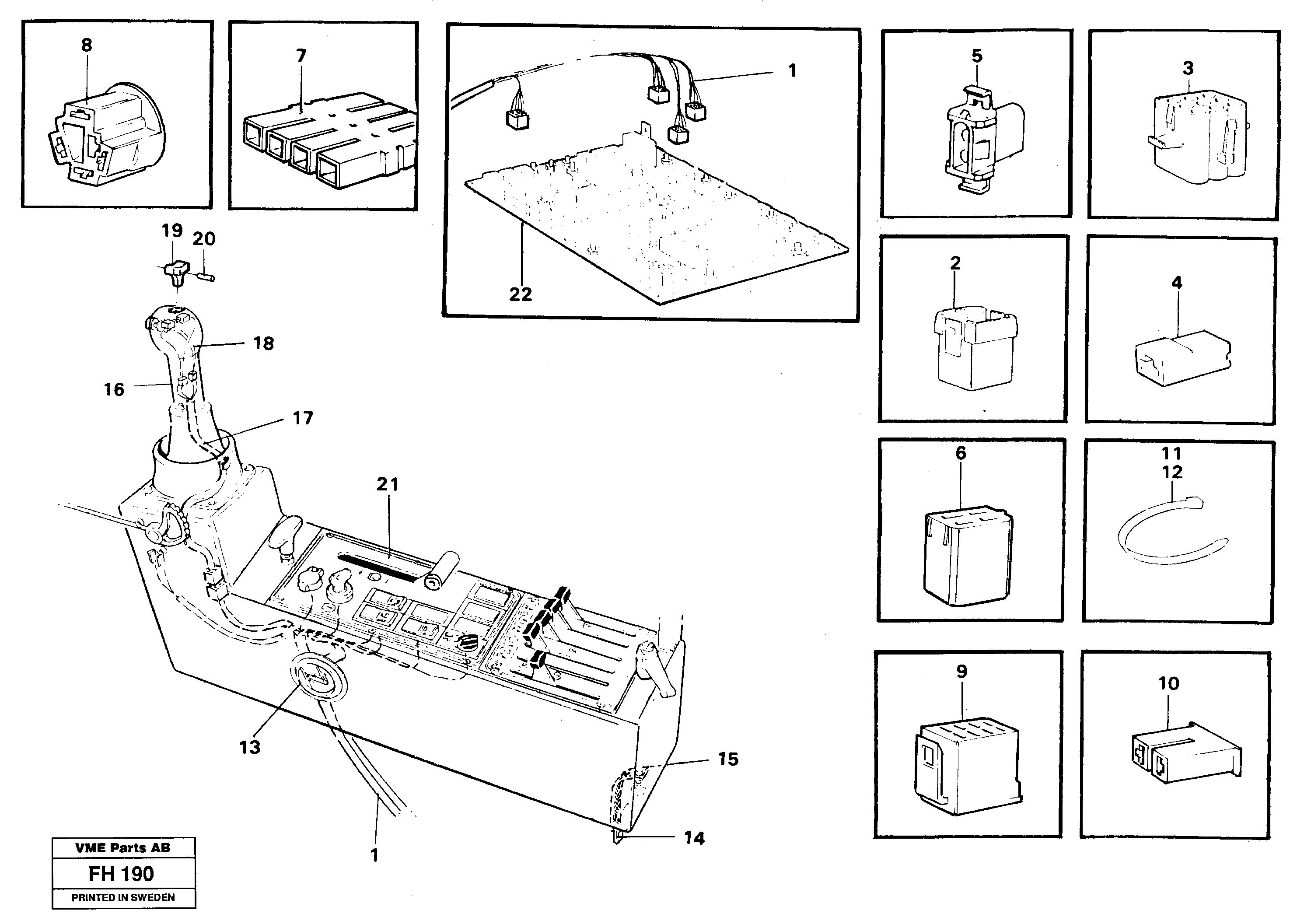 Схема запчастей Volvo EC300 - 50420 Cable harness, side panel, left EC300 ?KERMAN ?KERMAN EC300