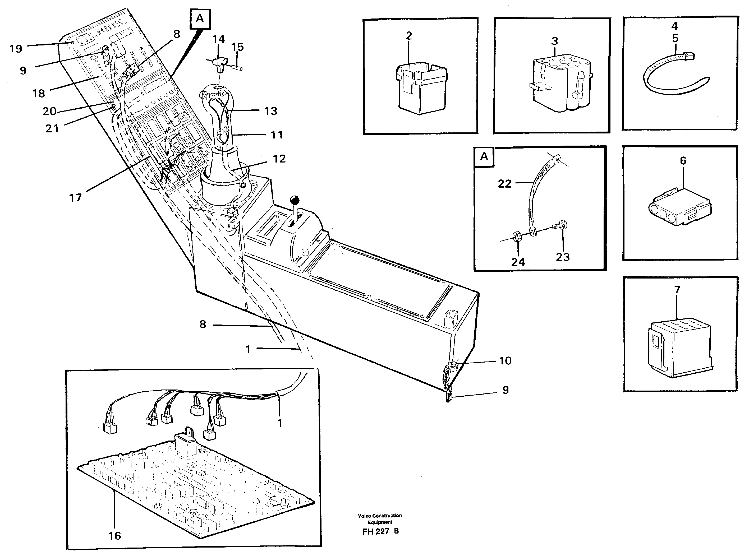 Схема запчастей Volvo EC300 - 50421 Cable harness, side panel, right EC300 ?KERMAN ?KERMAN EC300