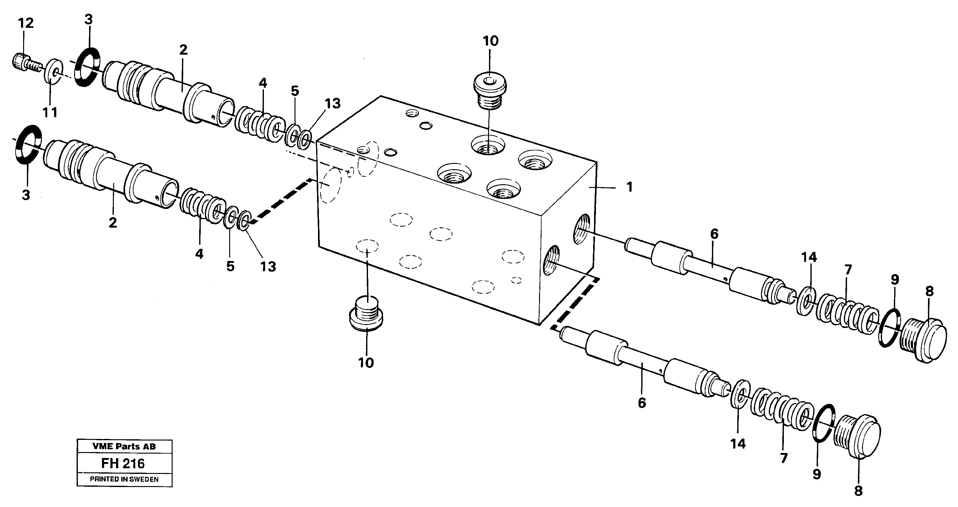 Схема запчастей Volvo EC300 - 3832 Pedal valve EC300 ?KERMAN ?KERMAN EC300