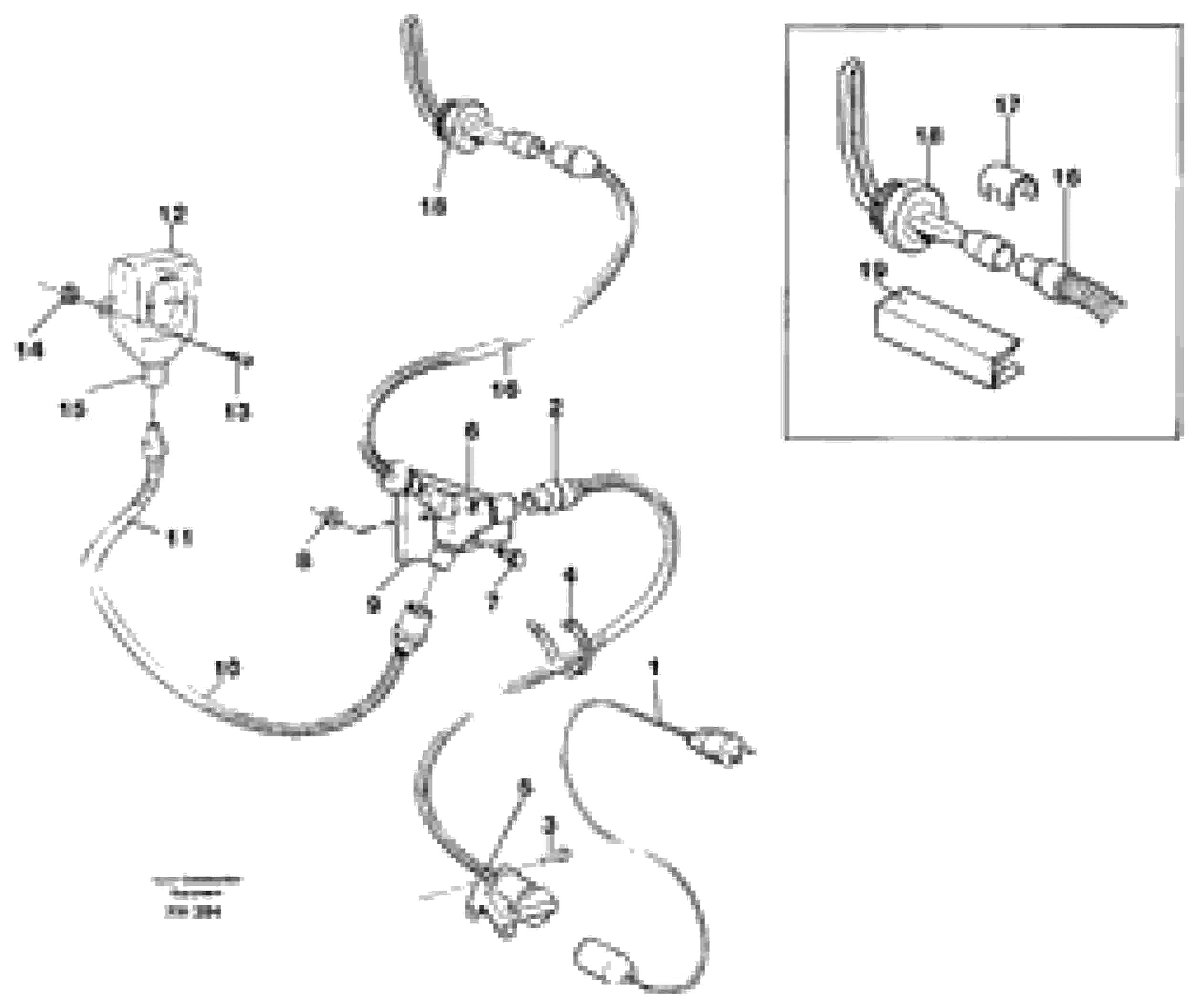 Схема запчастей Volvo EC300 - 26108 Heater outlet EC300 ?KERMAN ?KERMAN EC300