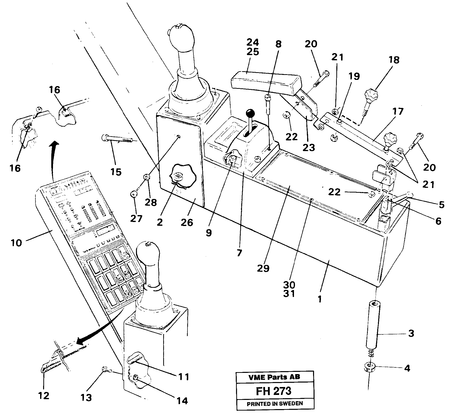 Схема запчастей Volvo EC300 - 33407 Side panel right EC300 ?KERMAN ?KERMAN EC300