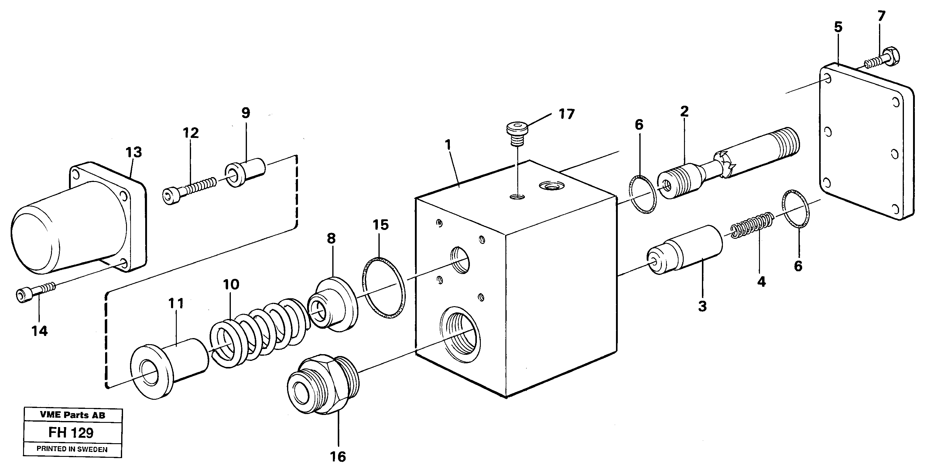 Схема запчастей Volvo EC300 - 106826 Overcenter valve EC300 ?KERMAN ?KERMAN EC300