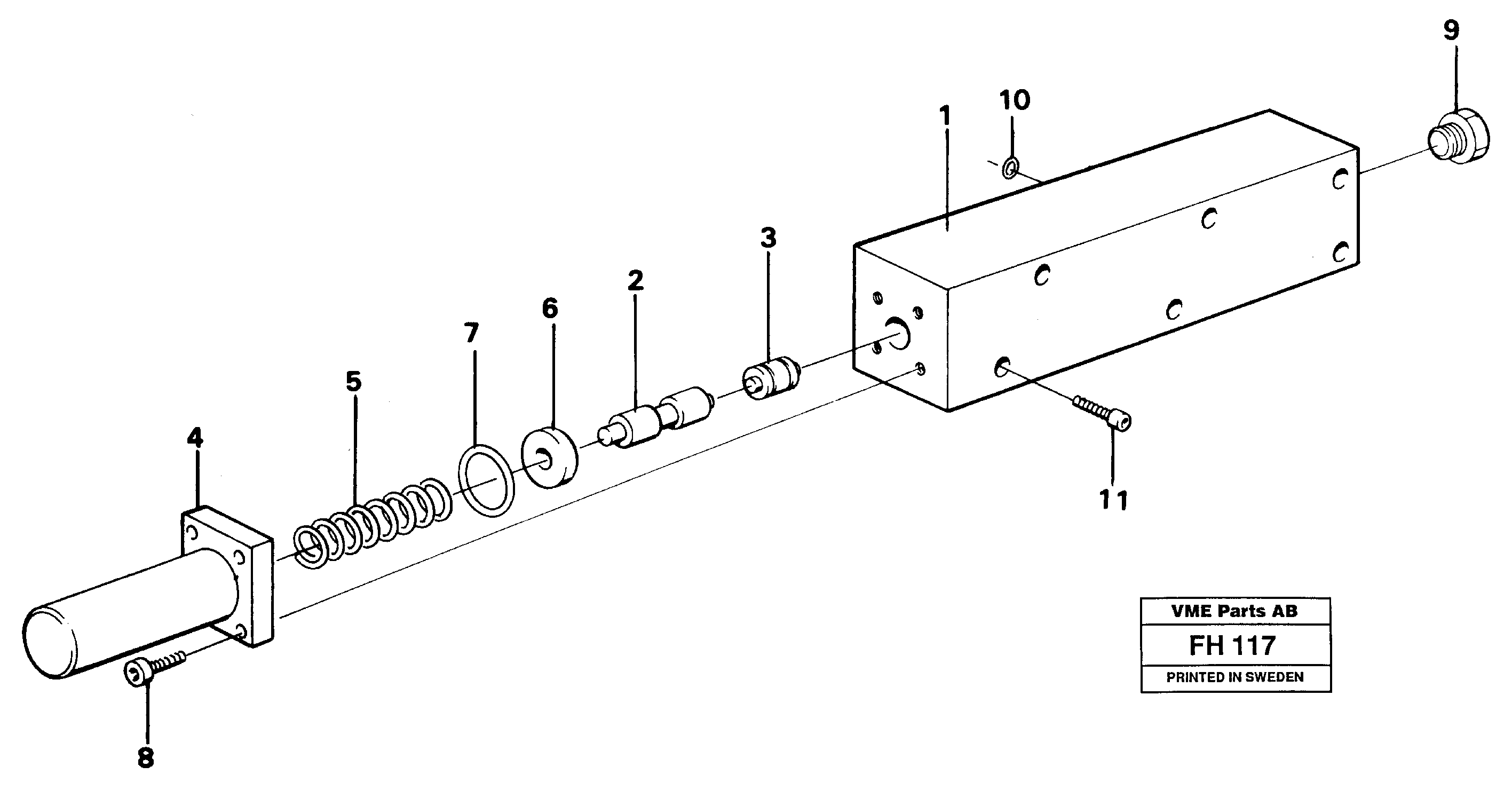 Схема запчастей Volvo EC300 - 14748 Fuel miser valve EC300 ?KERMAN ?KERMAN EC300