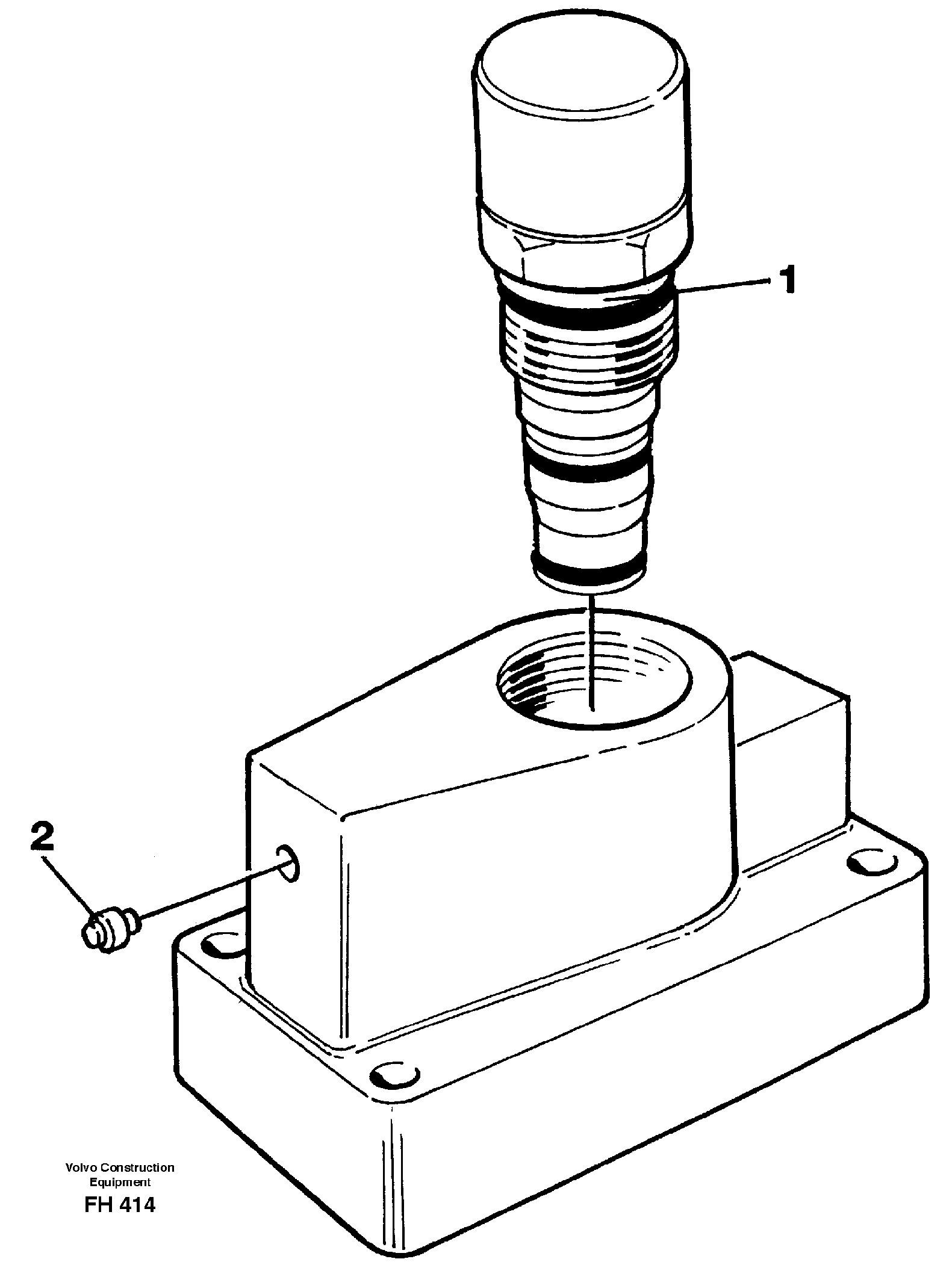 Схема запчастей Volvo EC300 - 29582 Pressure limiting valve EC300 ?KERMAN ?KERMAN EC300