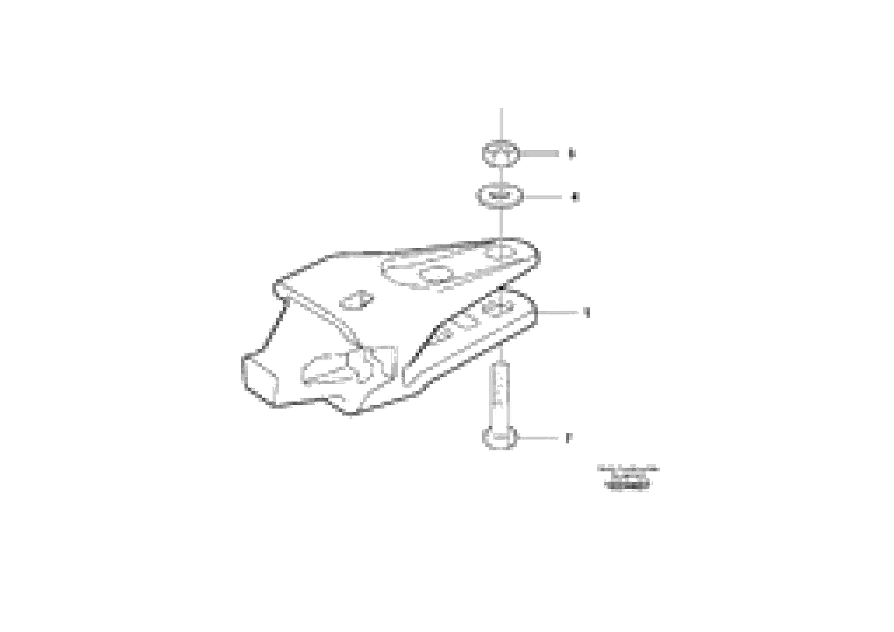 Схема запчастей Volvo EC300 - 41620 Adapter kit ATTACHMENTS ATTACHMENTS BUCKETS