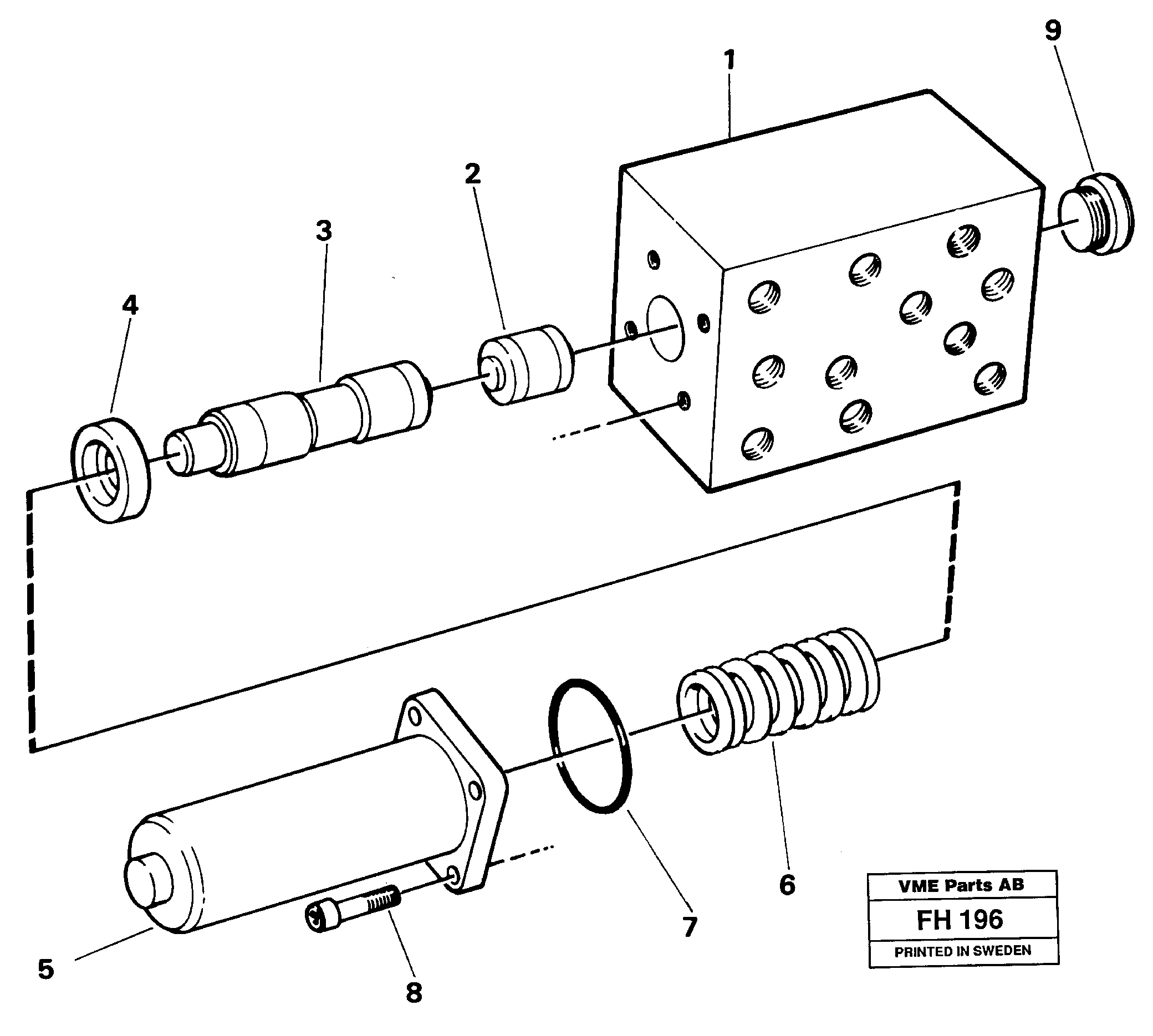 Схема запчастей Volvo EC300 - 14765 Brake valve EC300 ?KERMAN ?KERMAN EC300