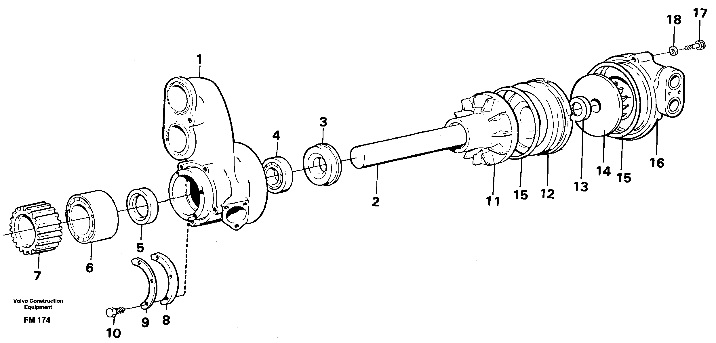 Схема запчастей Volvo EC650 - 33686 Водяной насос EC650 ?KERMAN ?KERMAN EC650 SER NO - 538