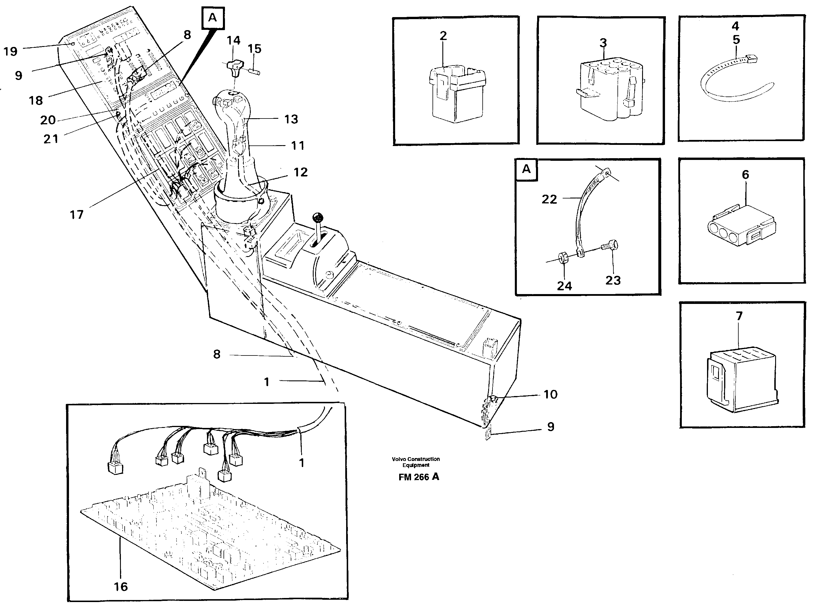 Схема запчастей Volvo EC650 - 50419 Cable harness, Side panel, Rh EC650 ?KERMAN ?KERMAN EC650 SER NO - 538