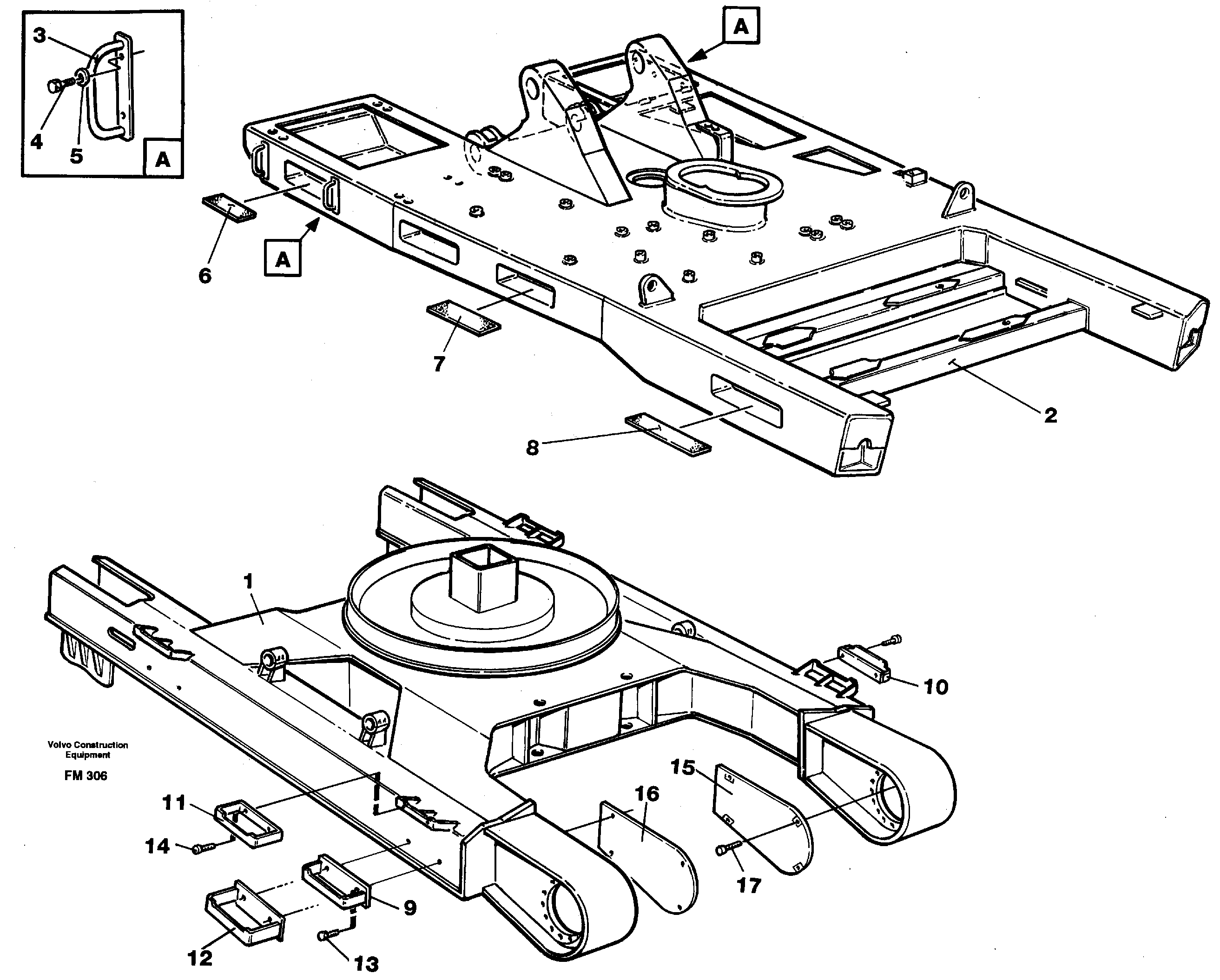 Схема запчастей Volvo EC650 - 71866 Шасси EC650 ?KERMAN ?KERMAN EC650 SER NO - 538