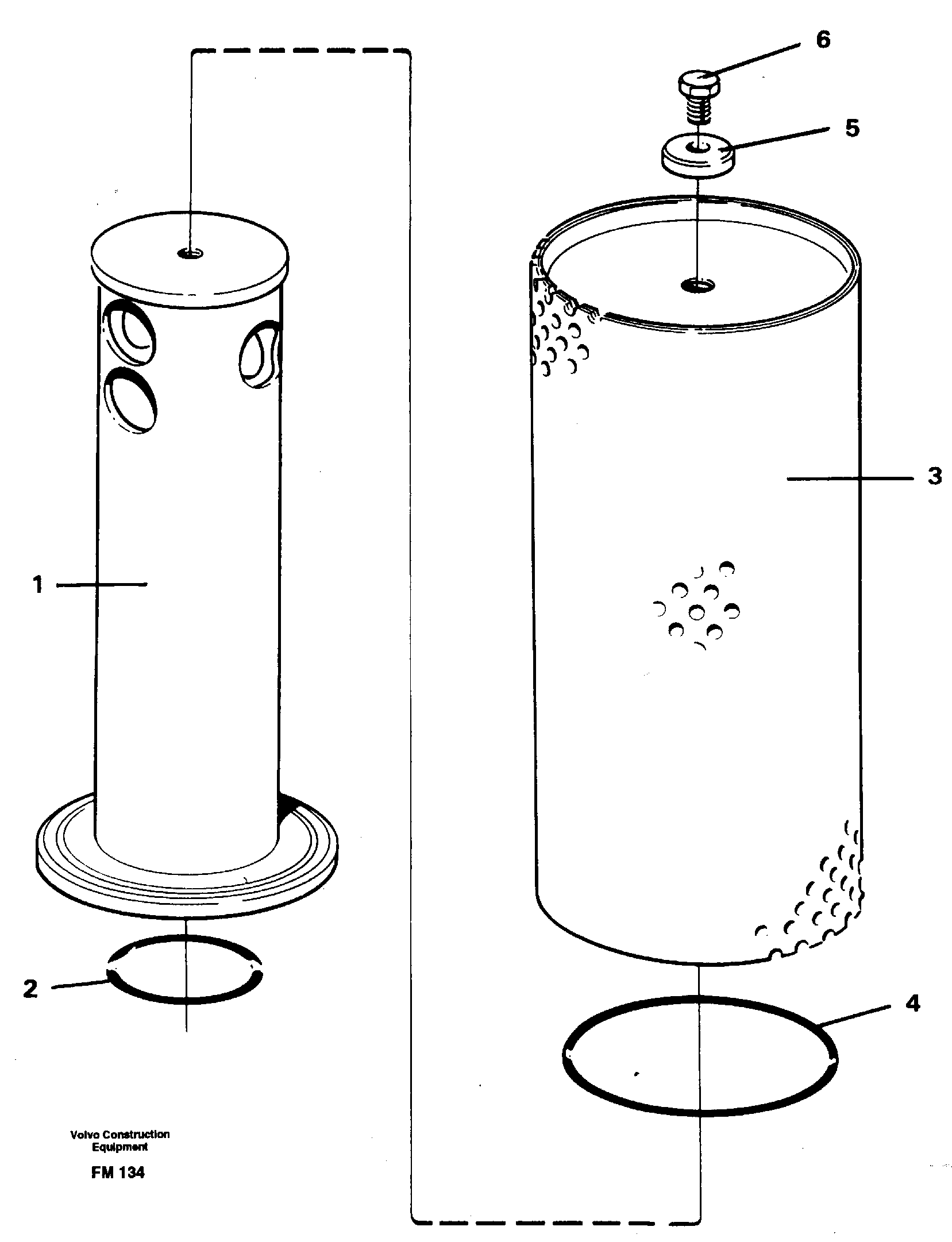 Схема запчастей Volvo EC650 - 27800 Return strainer EC650 ?KERMAN ?KERMAN EC650 SER NO - 538