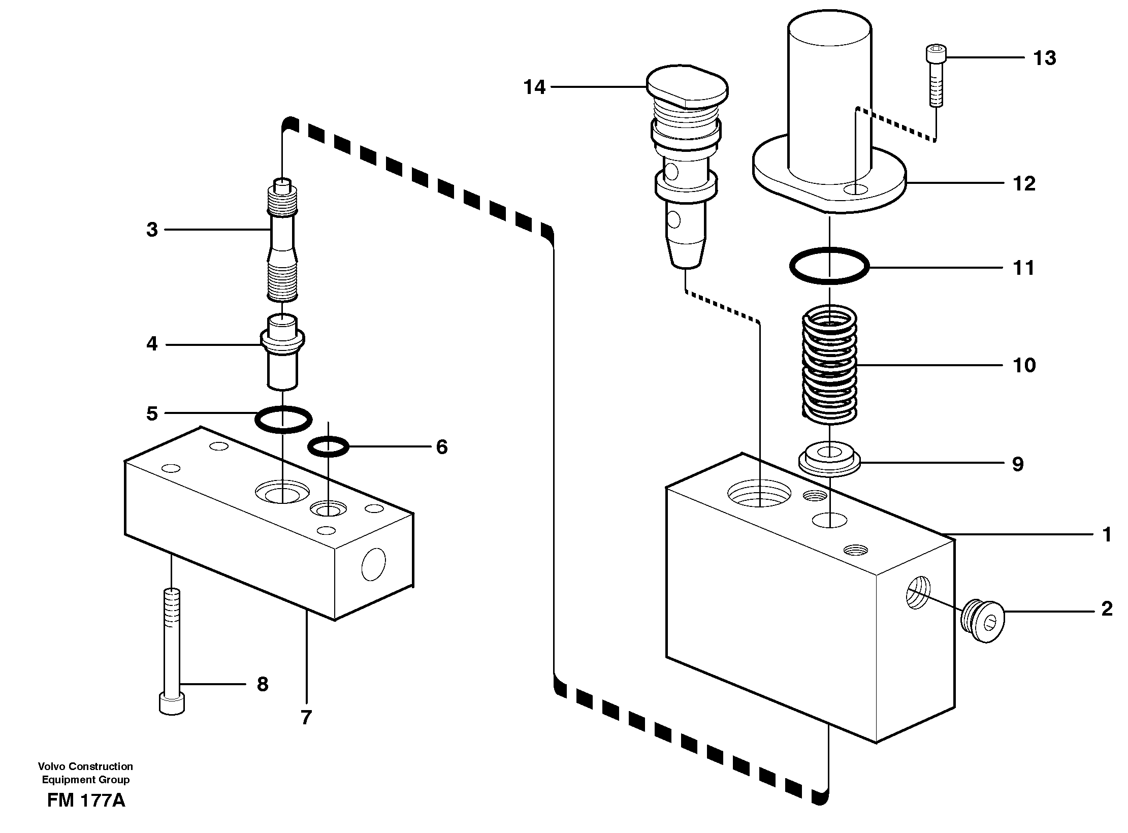 Схема запчастей Volvo EC650 - 31273 Thermostatic valve EC650 ?KERMAN ?KERMAN EC650 SER NO - 538