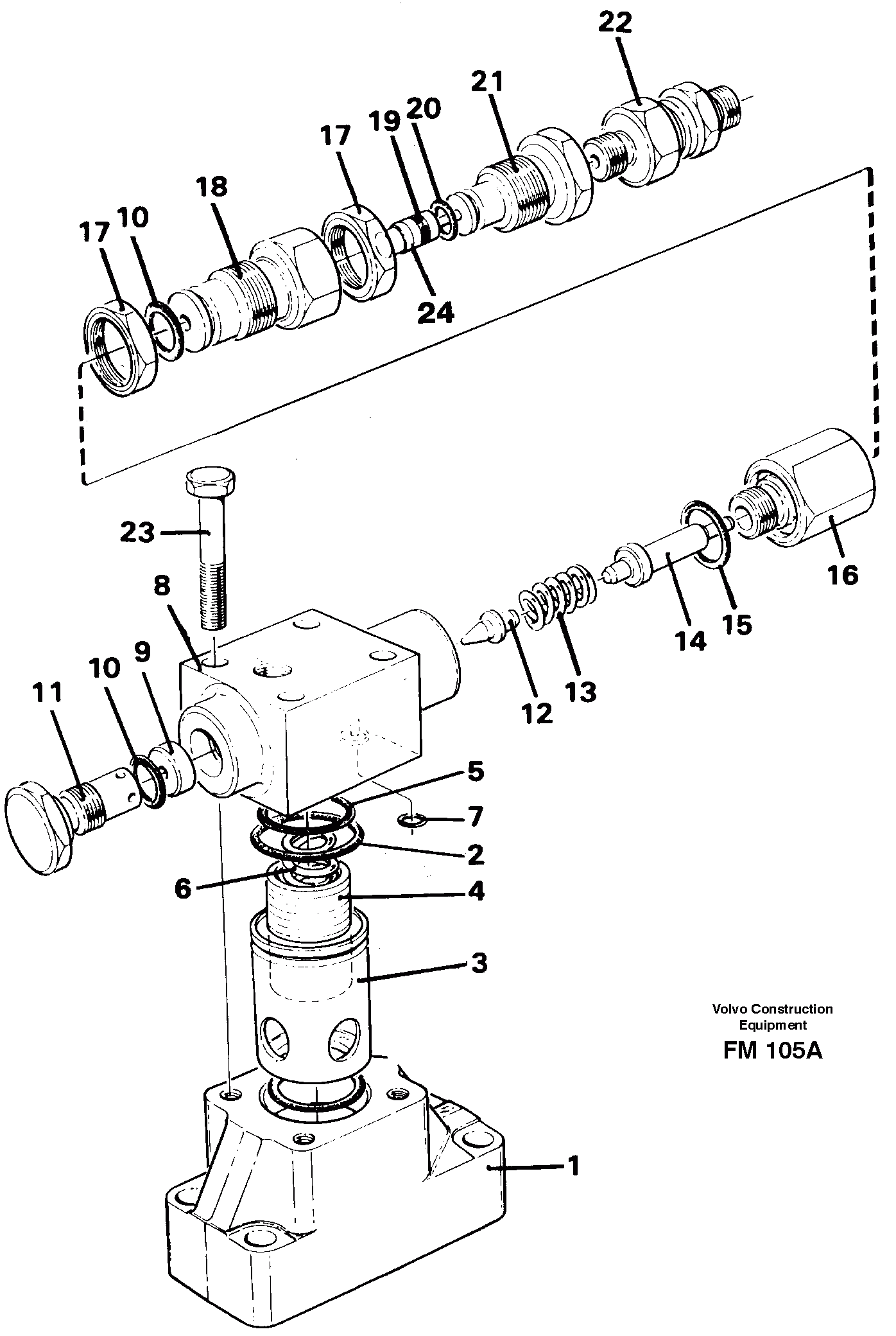 Схема запчастей Volvo EC650 - 26787 Pressure limiting valve EC650 ?KERMAN ?KERMAN EC650 SER NO - 538