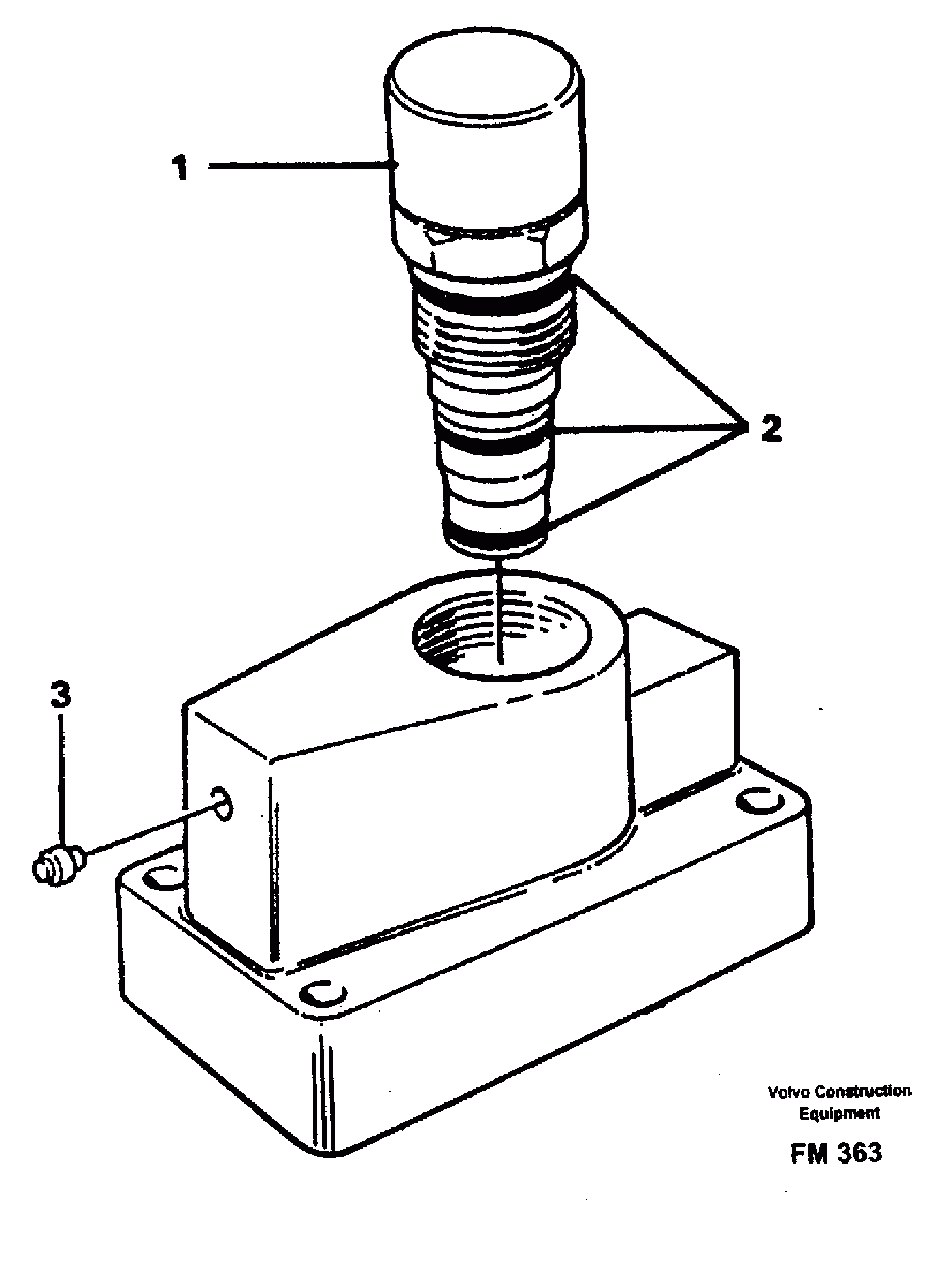 Схема запчастей Volvo EC650 - 26826 Pressure limiting valve EC650 ?KERMAN ?KERMAN EC650 SER NO - 538