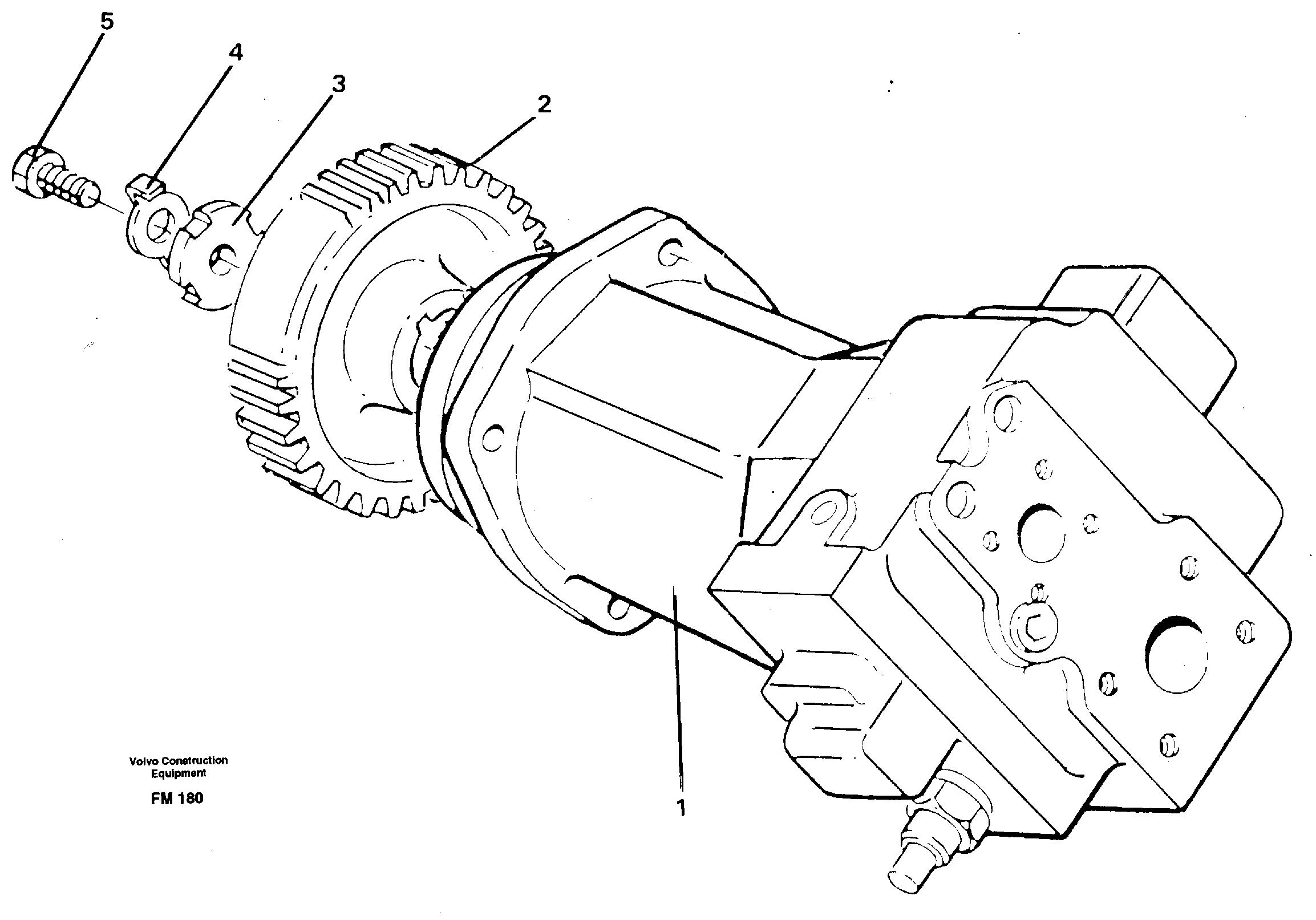 Схема запчастей Volvo EC650 - 26831 Hydraulic pumps EC650 ?KERMAN ?KERMAN EC650 SER NO - 538