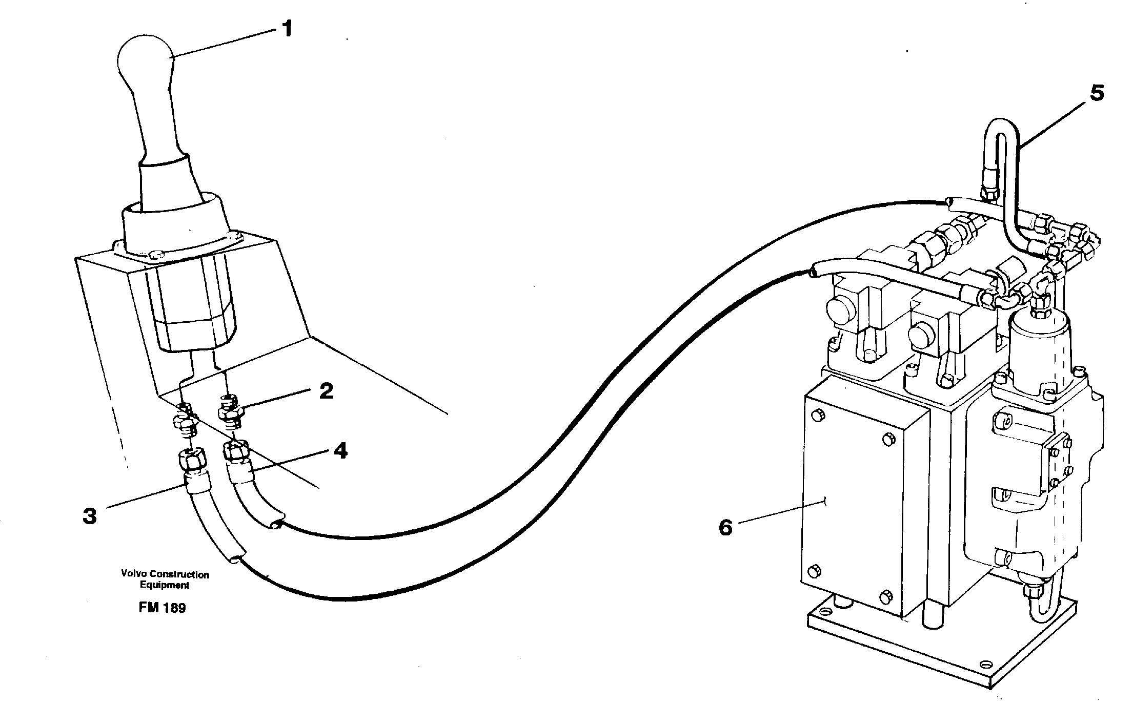 Схема запчастей Volvo EC650 - 26146 Servo hydraulics, Slewing EC650 ?KERMAN ?KERMAN EC650 SER NO - 538