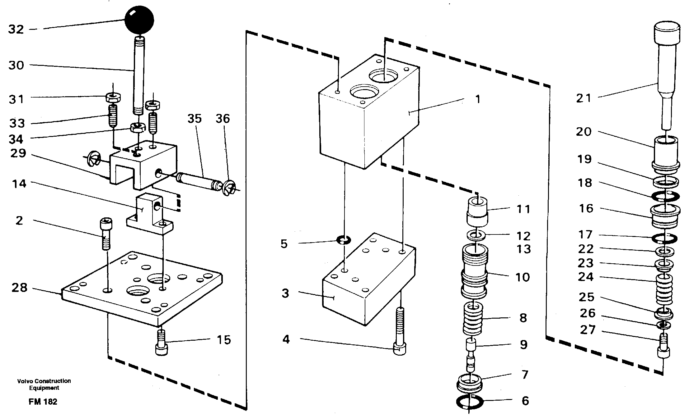 Схема запчастей Volvo EC650 - 26790 Control pressure valve EC650 ?KERMAN ?KERMAN EC650 SER NO - 538