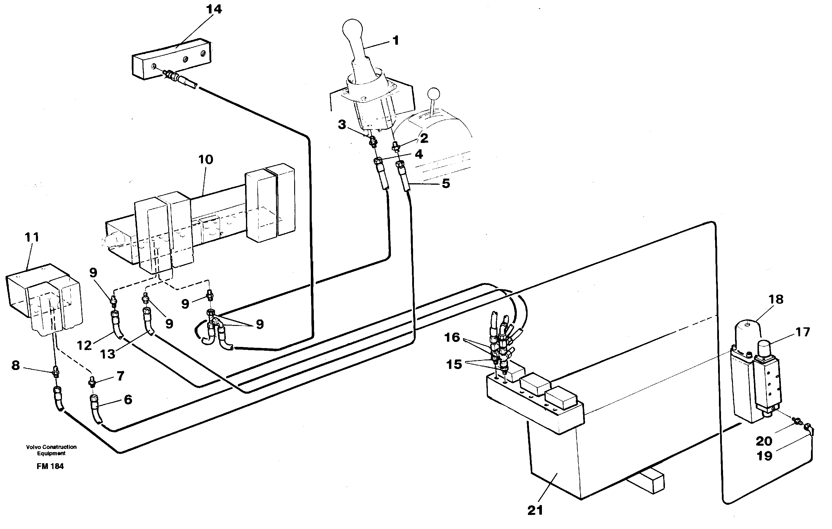 Схема запчастей Volvo EC650 - 26792 Servo hydraulics, boom EC650 ?KERMAN ?KERMAN EC650 SER NO - 538